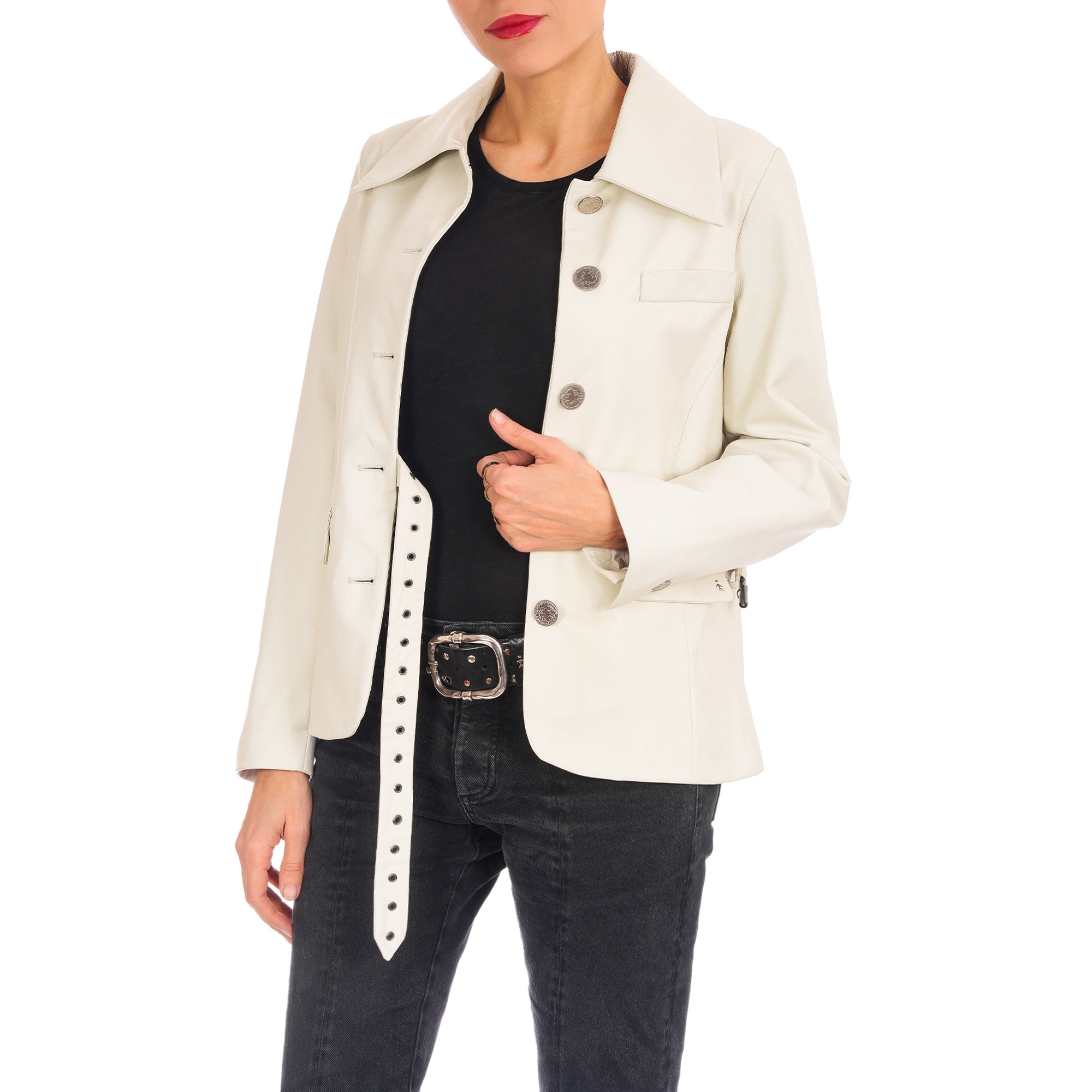 AD5702 Jacket Nappa Bianco