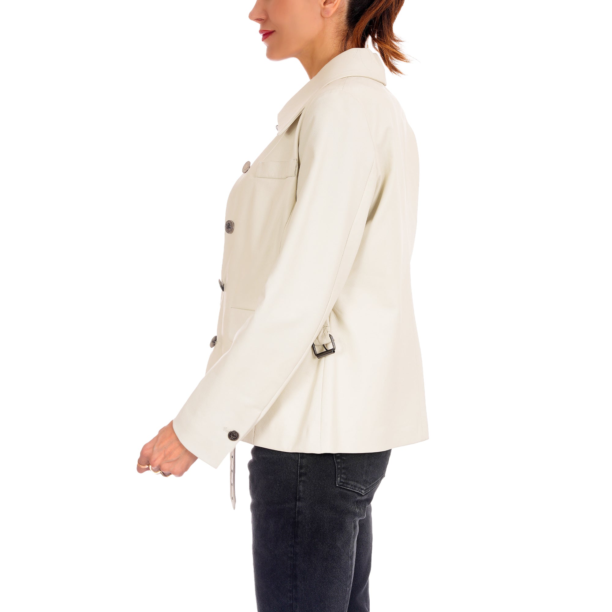 AD5702 Jacket Nappa Bianco