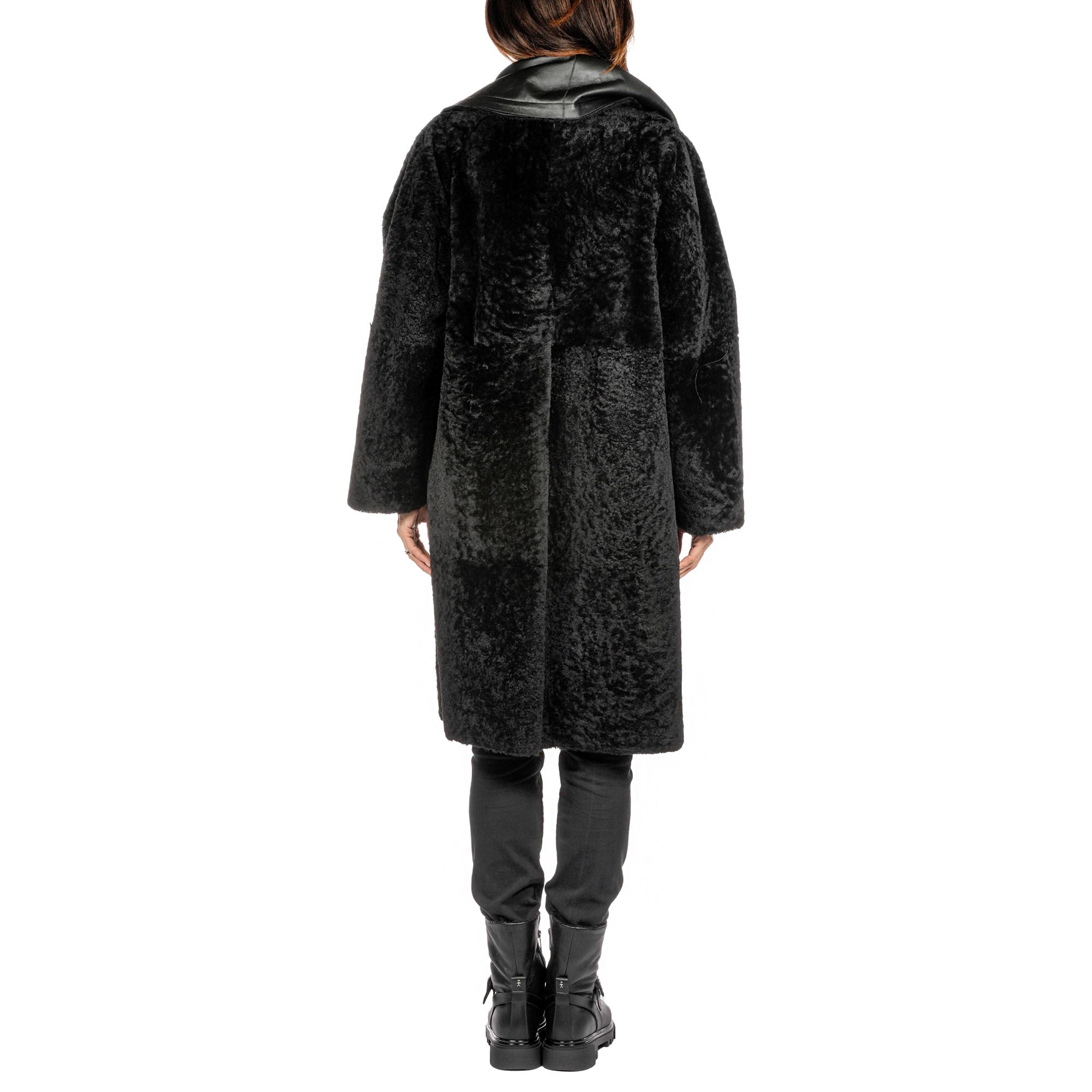 AD6005 Cappotto Lungo Zip Reversibile Pacaja Silk