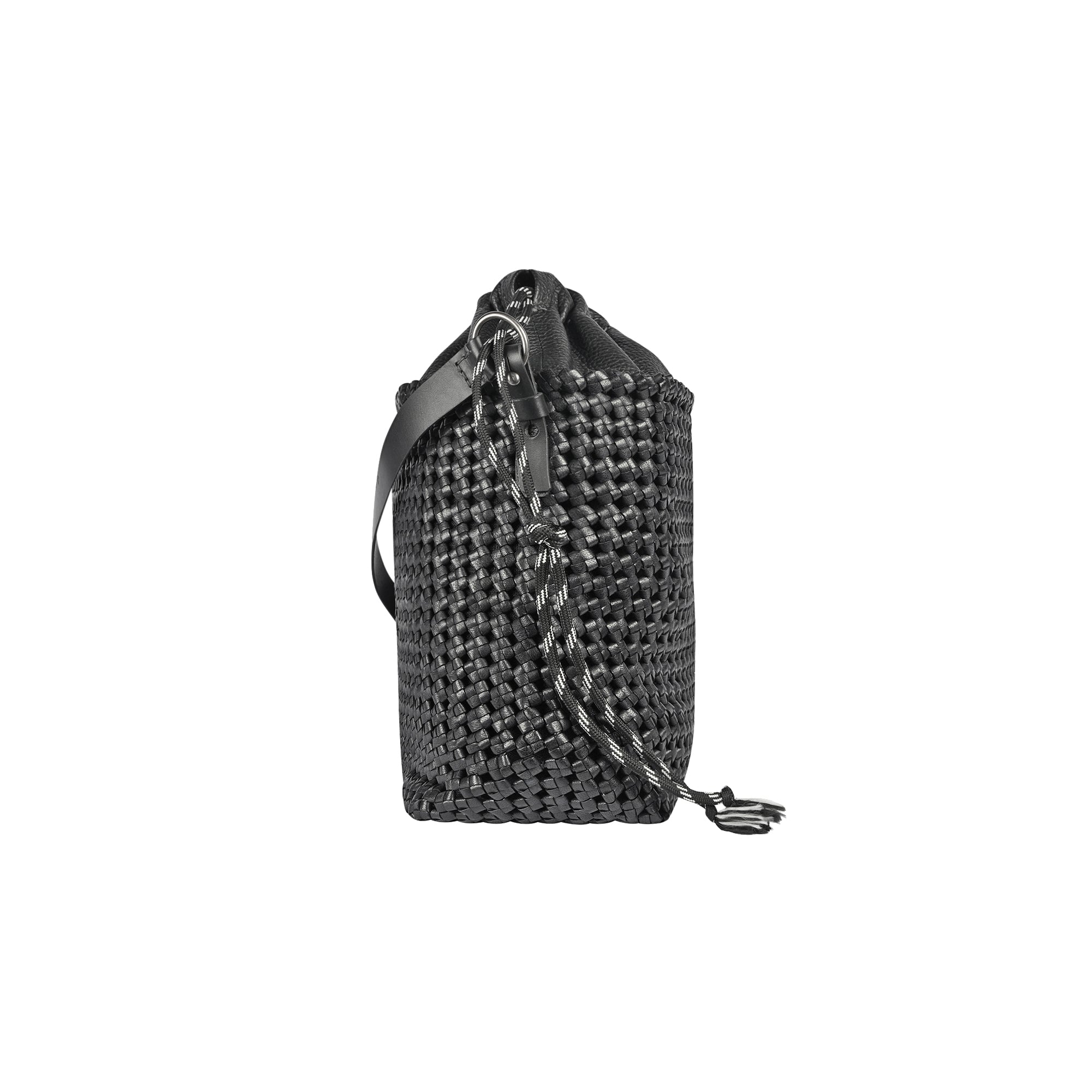BD4872 Ilizia Secchiello M Intreccio Crochet Nero