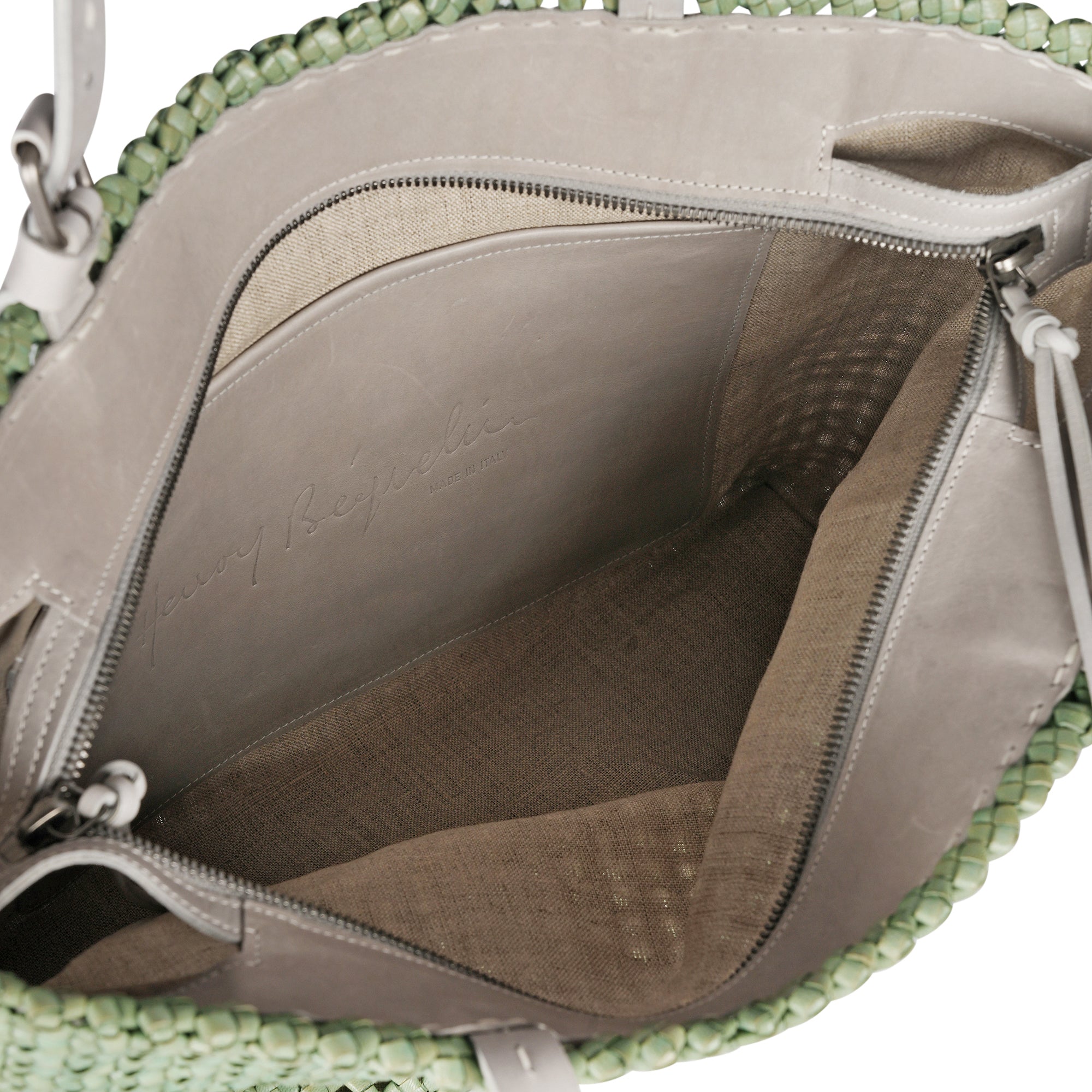 BD4945 Minerva Shopping Intreccio Summer M HB Intreccio Crochet Agave