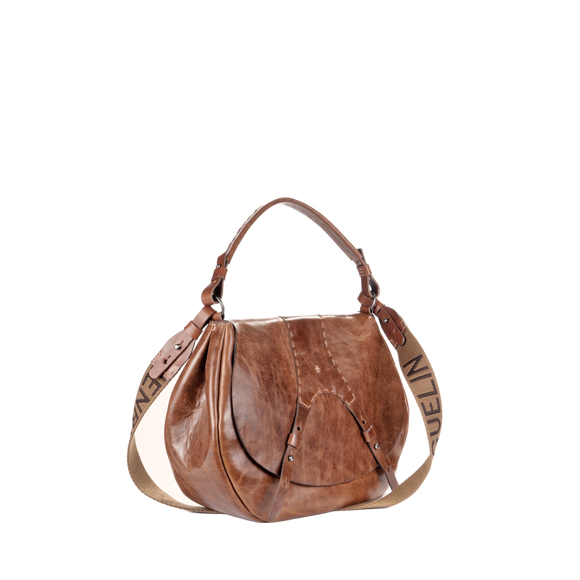 BD5112 New Sella Horse L HB Vetrato Brandy