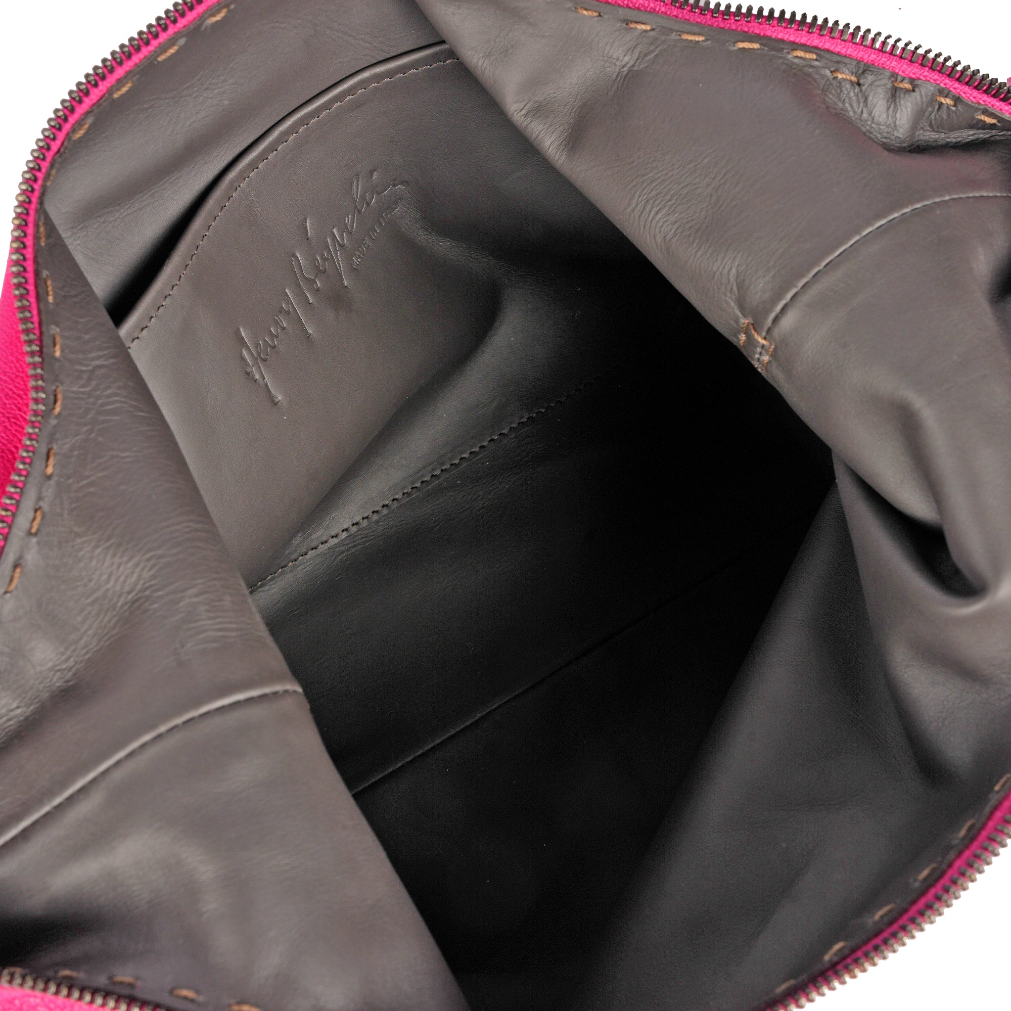BD5304 Anfora Manico Cocco M Old Iron + Cocco Fuxia