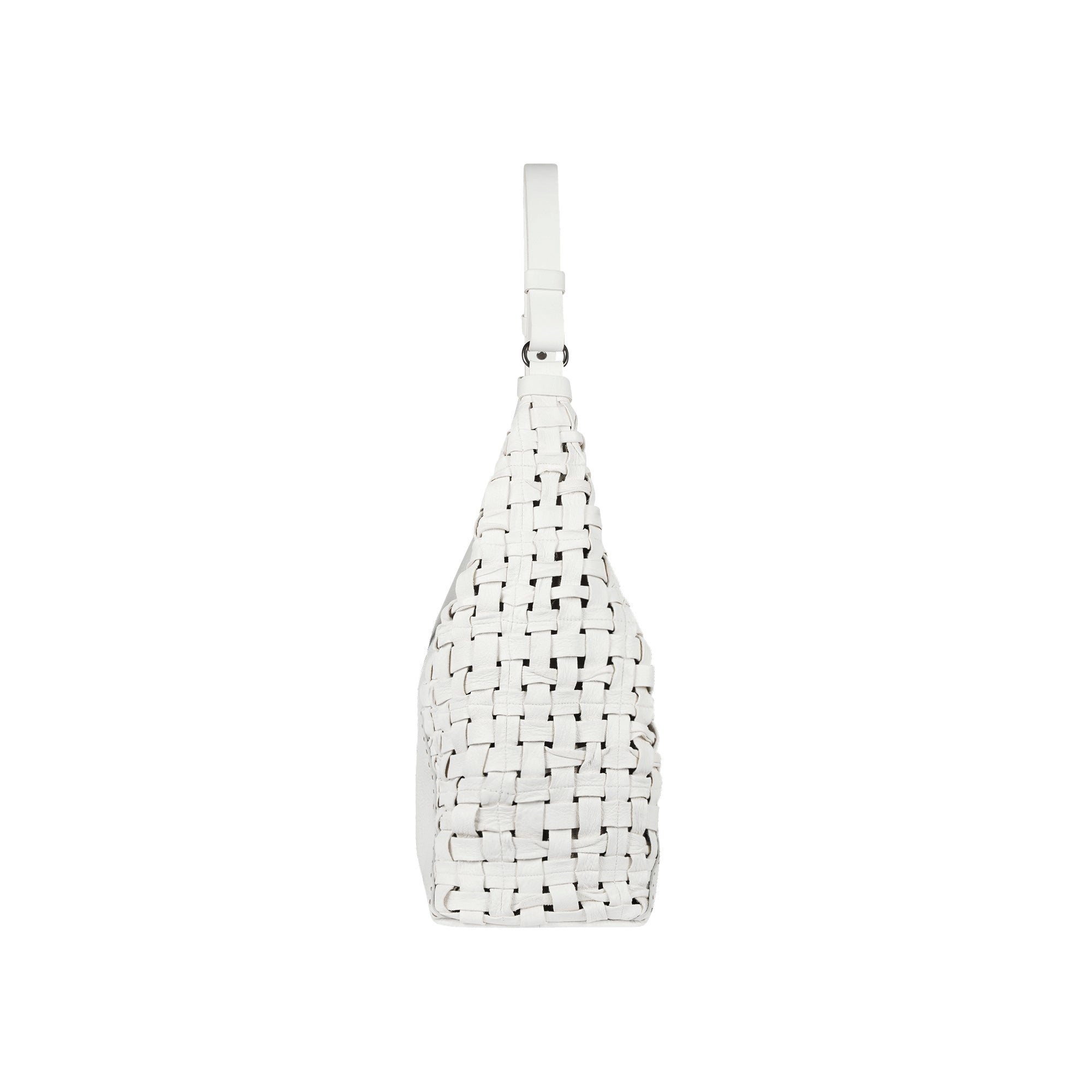 BD5318 Bea Pocket M Intreccio Cesta Bianco
