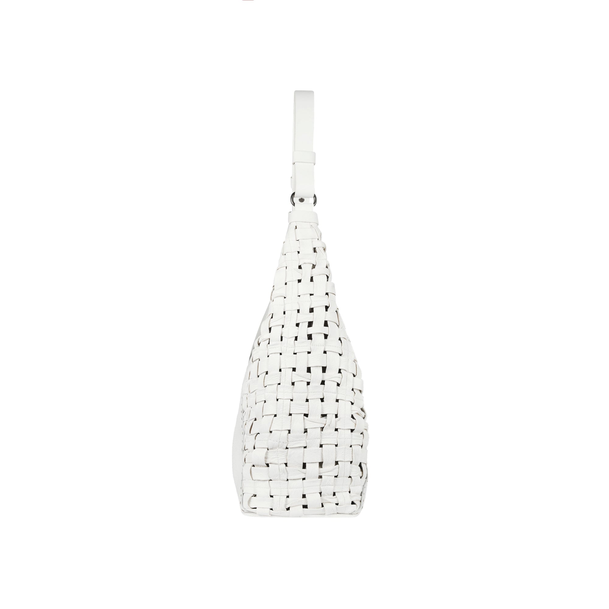 BD5318 Bea Pocket M Intreccio Cesta Bianco