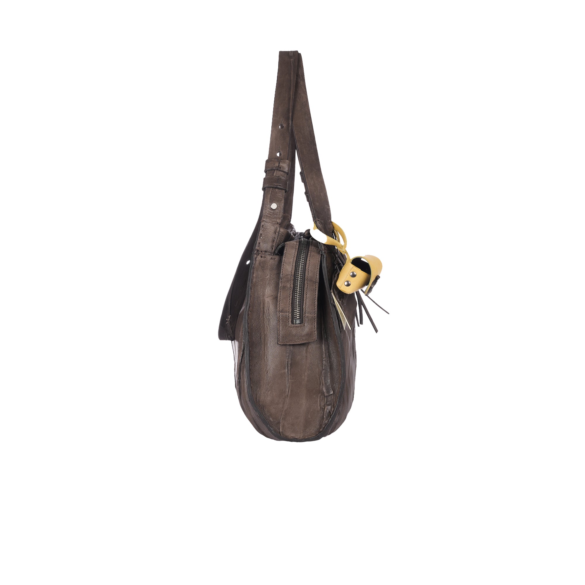 BD5335 Sacca Boa M Plissettato Castagno