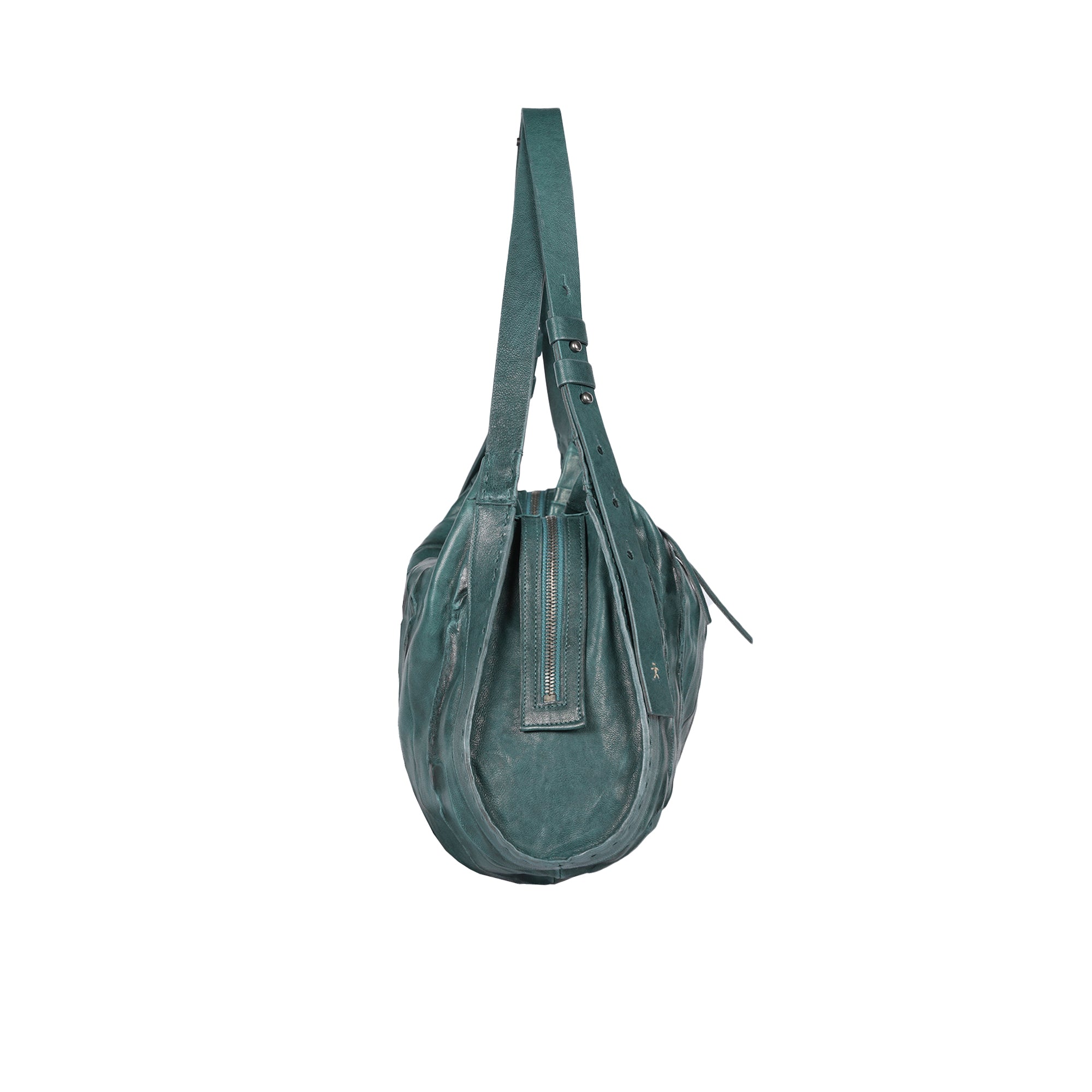 BD5335 Sacca Boa M Plissettato Ottanio