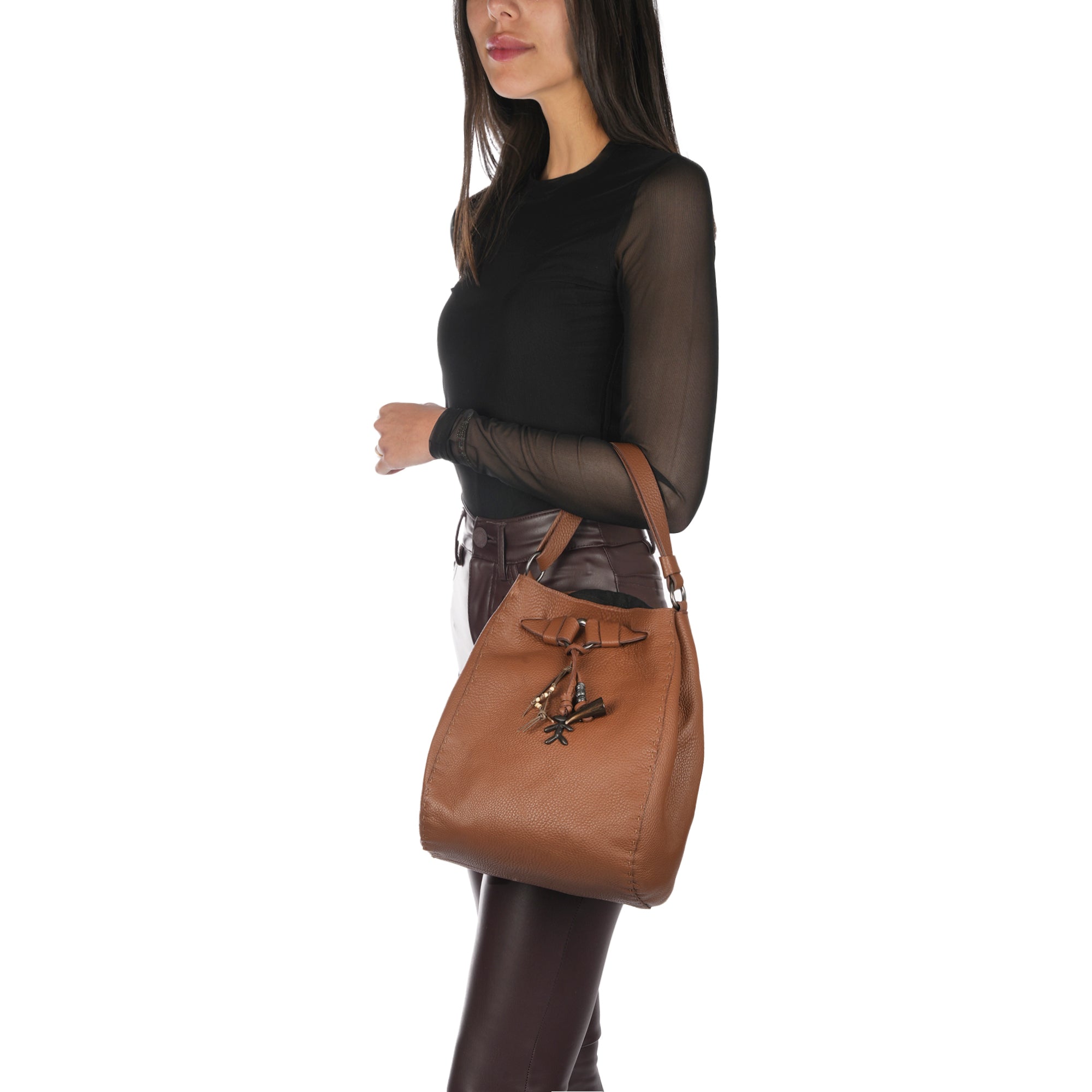 BD5419 New Ampolla M Zaino Muflone Brandy