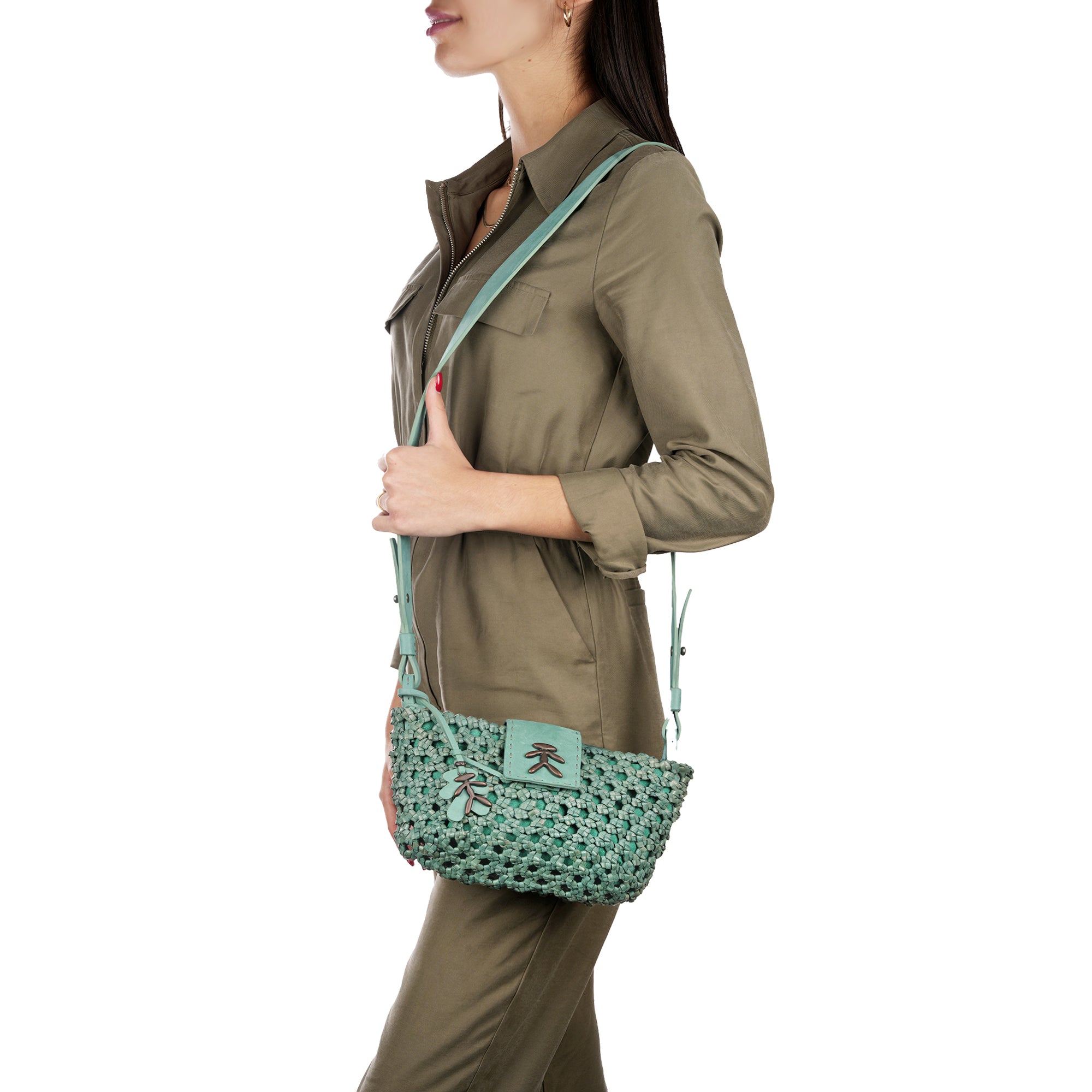BD5459 Melania S Intreccio Viennese Turchese