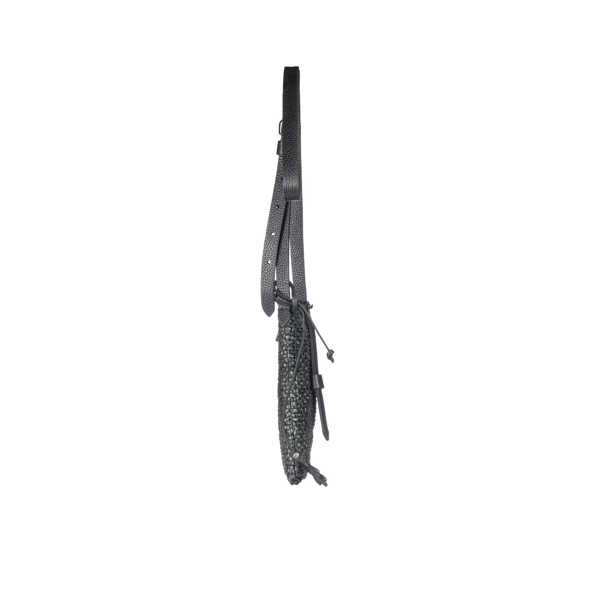 BD5461 Phone-Case Bag Intreccio Uncinetto Maltinto Pino