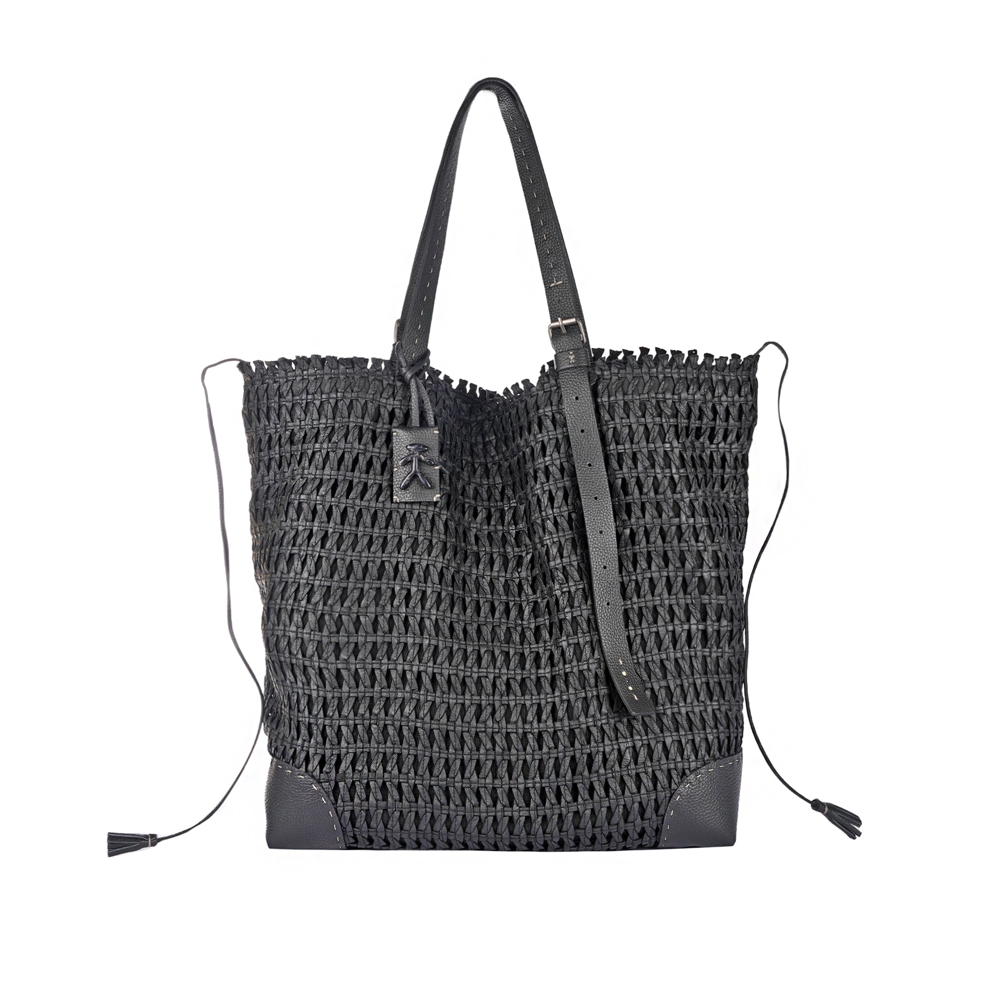 BD5715 New Daria XL Intreccio Bambù Nero