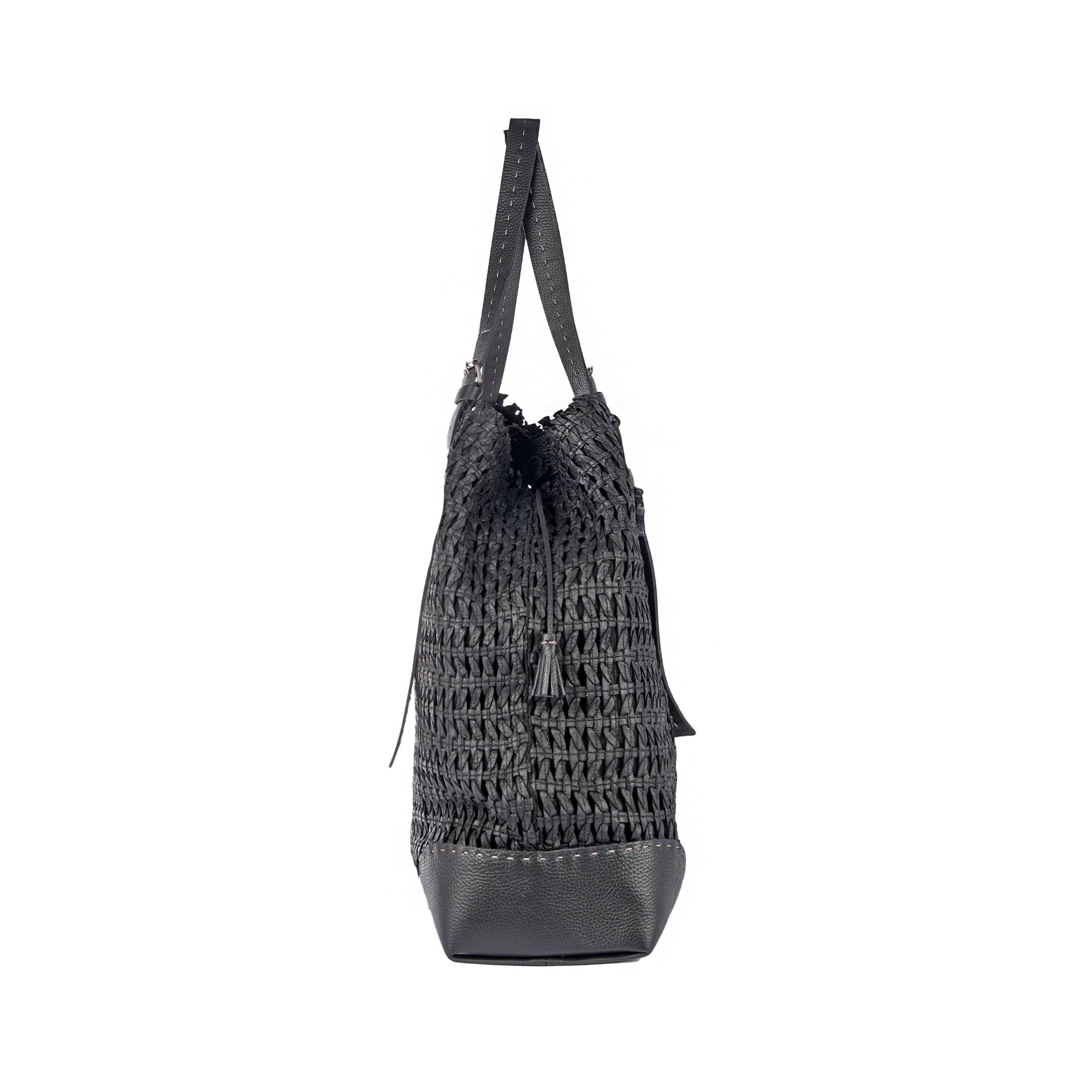 BD5715 New Daria XL Intreccio Bambù Nero