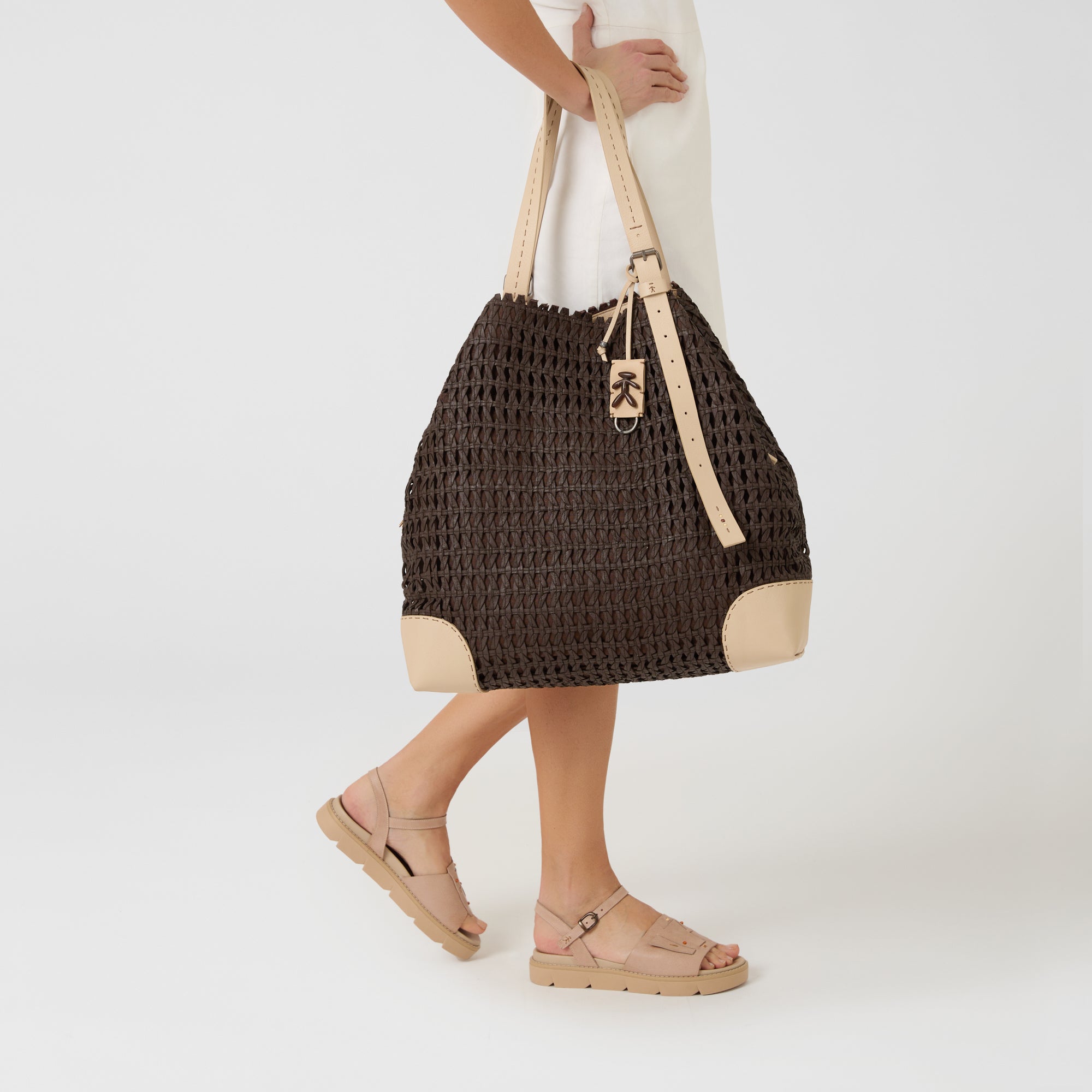 BD5715 New Daria XL Intreccio Bambù T.Moro