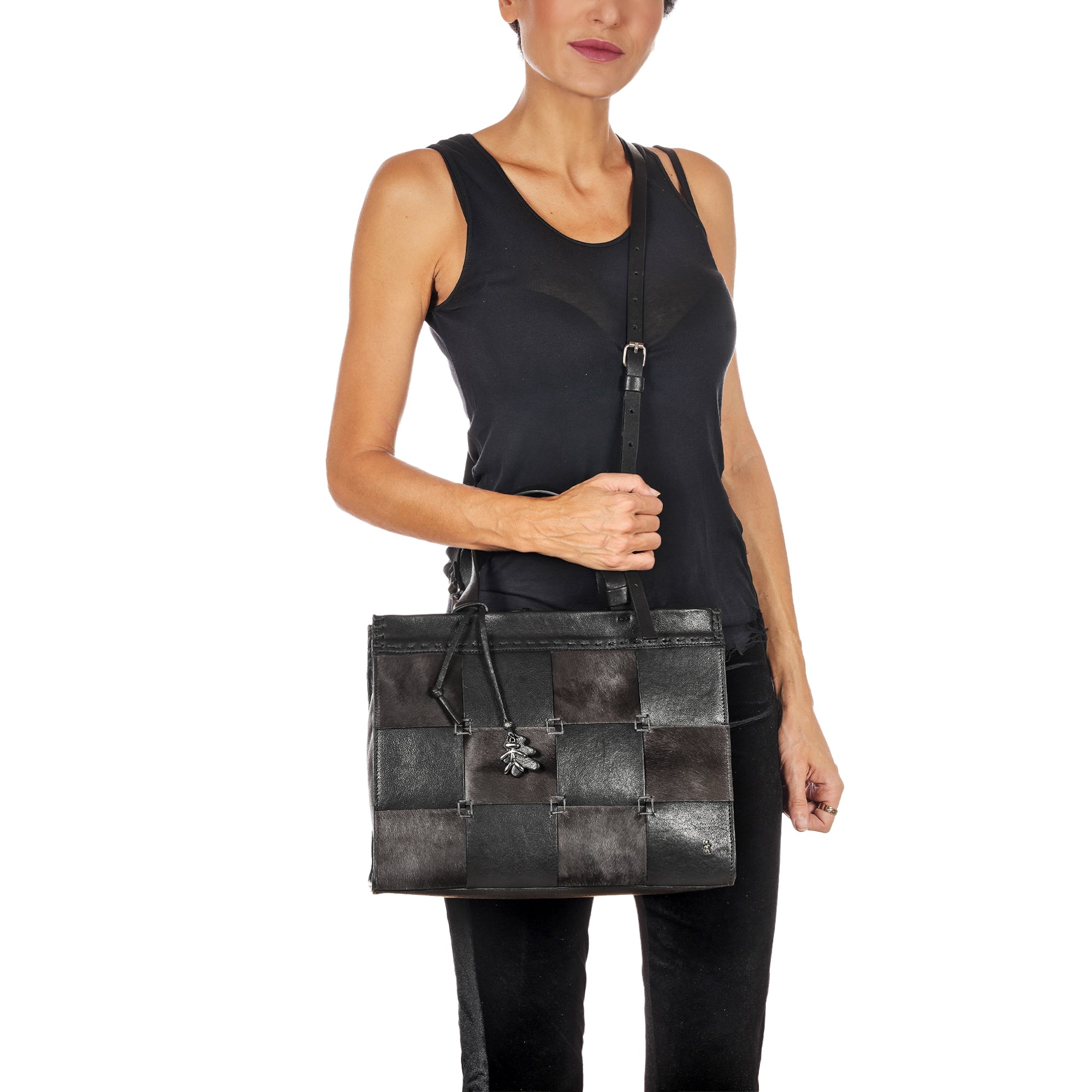 BD5821 Shopping Mosaico Pony Sfumato + Old Iron Nero