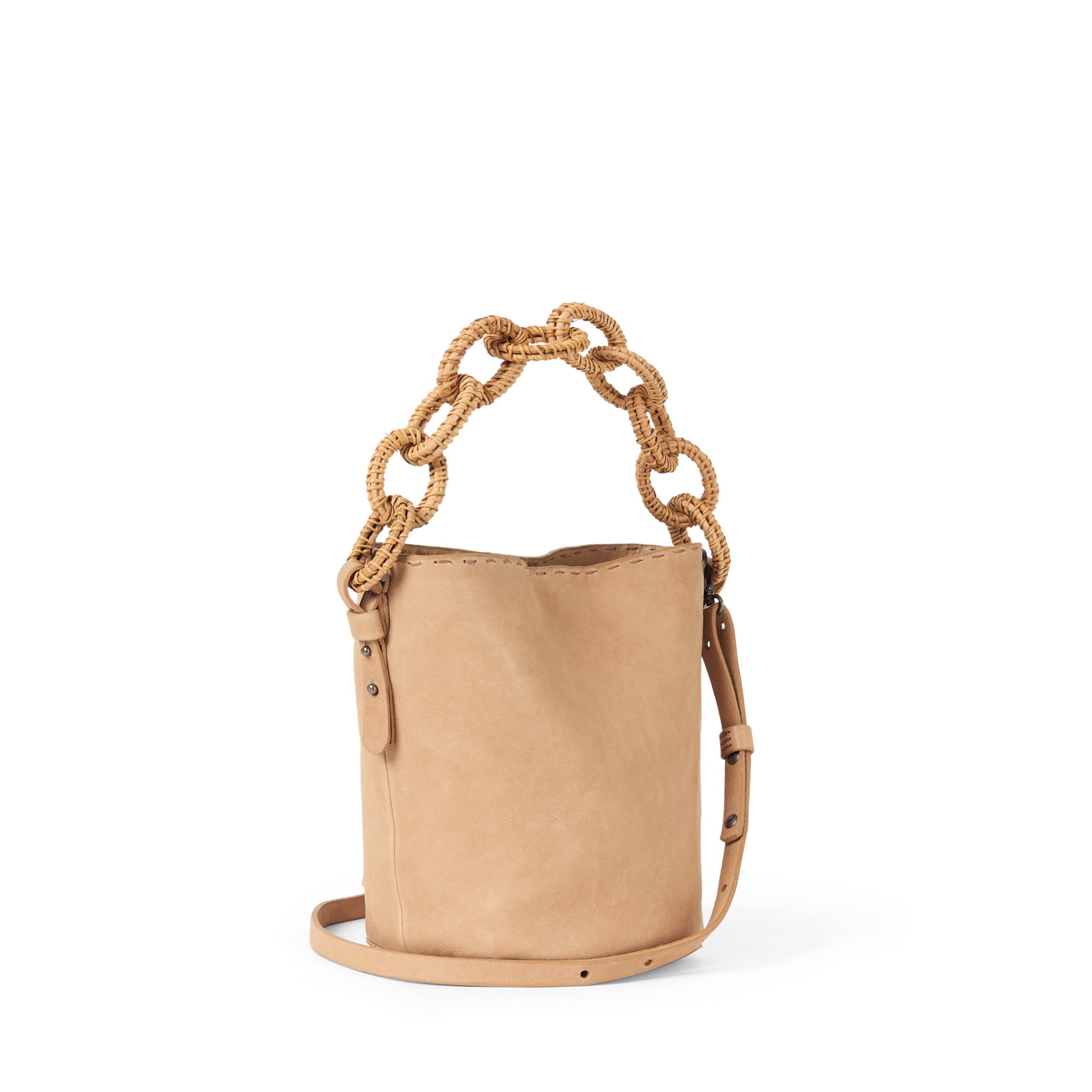 BD6119 Secchiello Catena Raffia Old Iron Opaco
