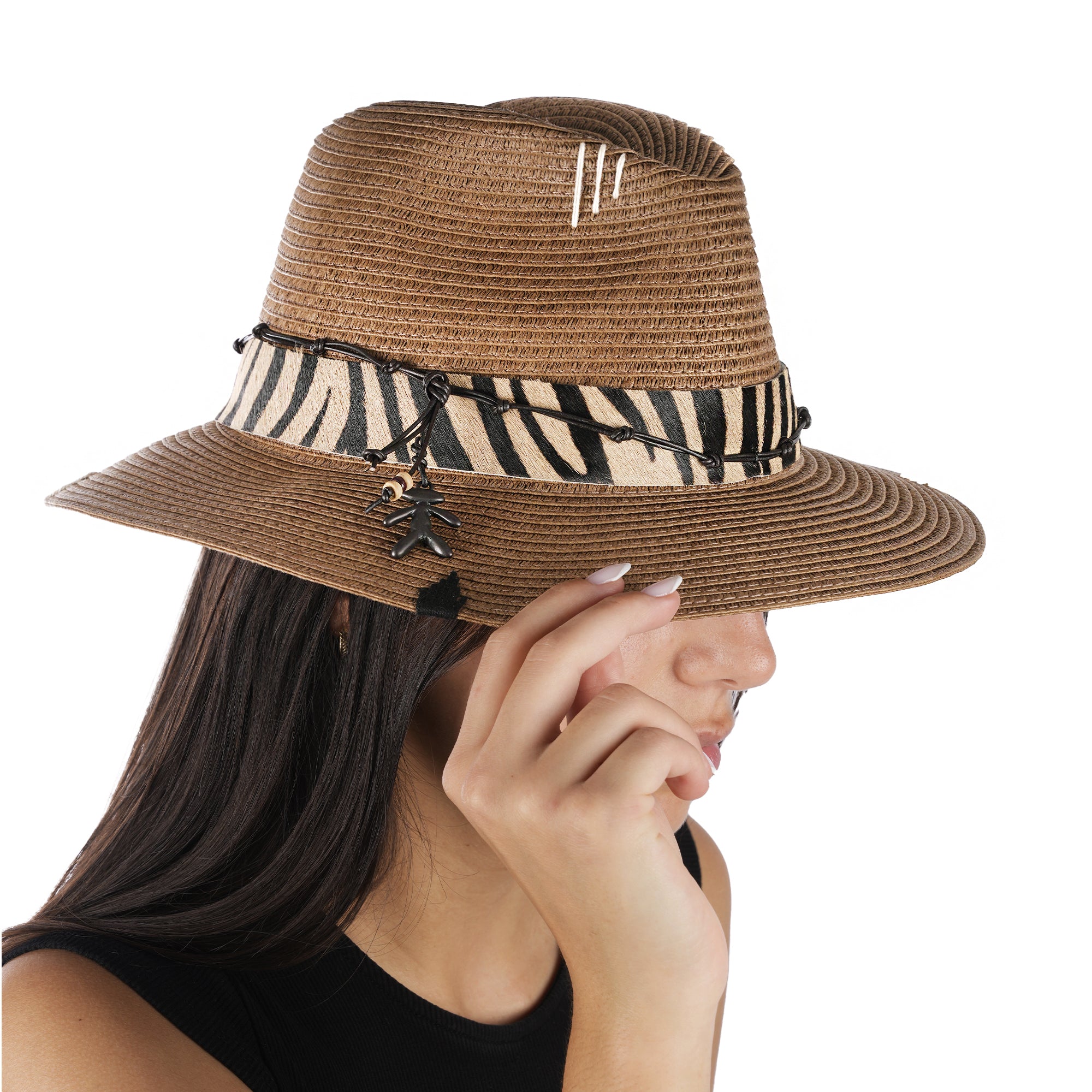 CA5701 Safari Hat Marrone