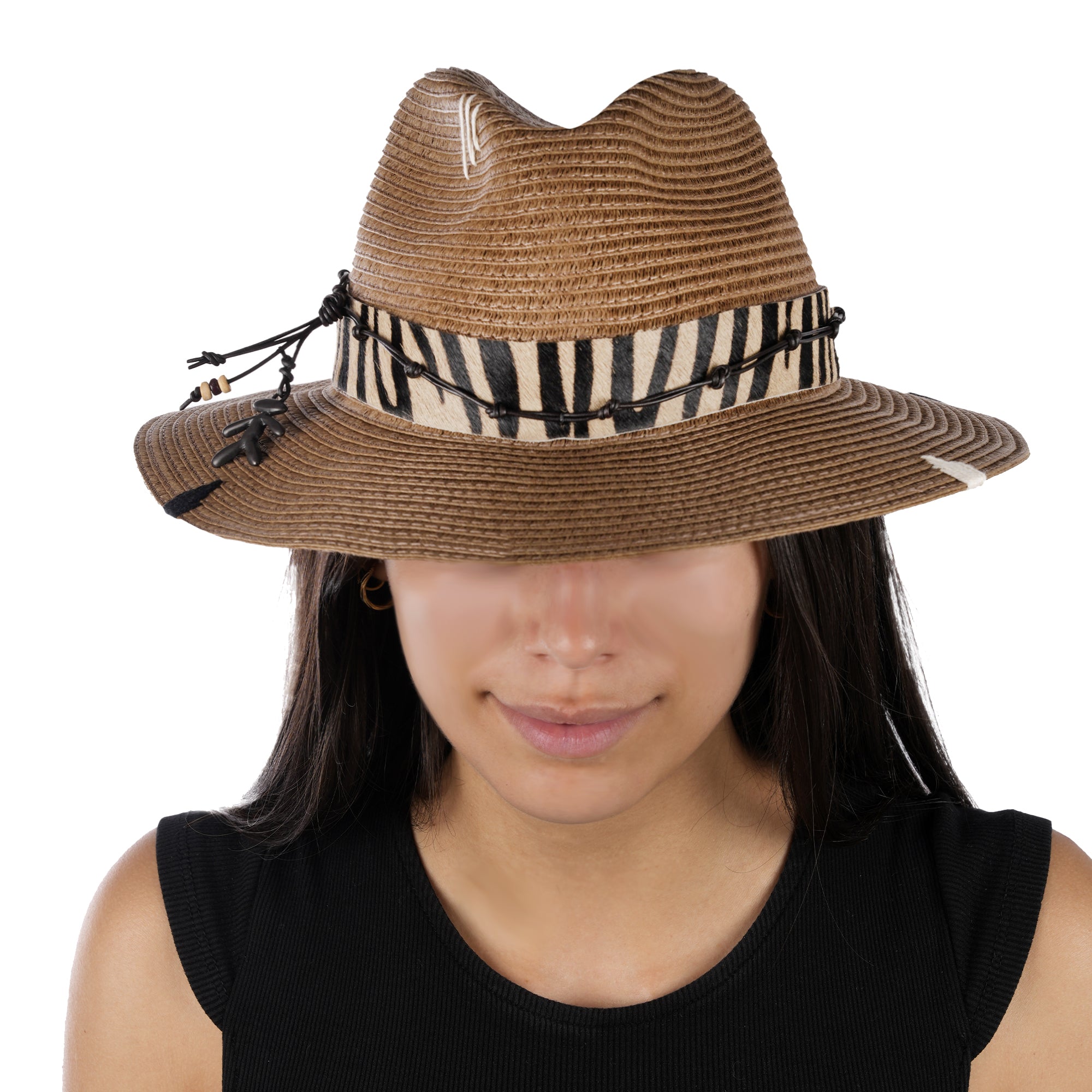 CA5701 Safari Hat Marrone