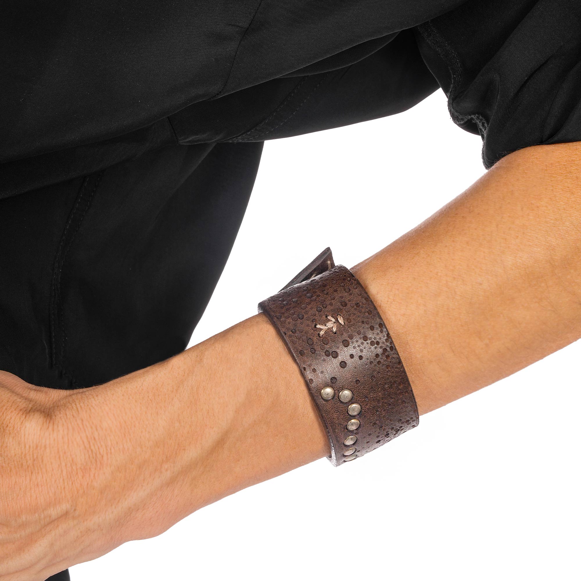 PB0475 Bracelet Onda Cuoio Washed