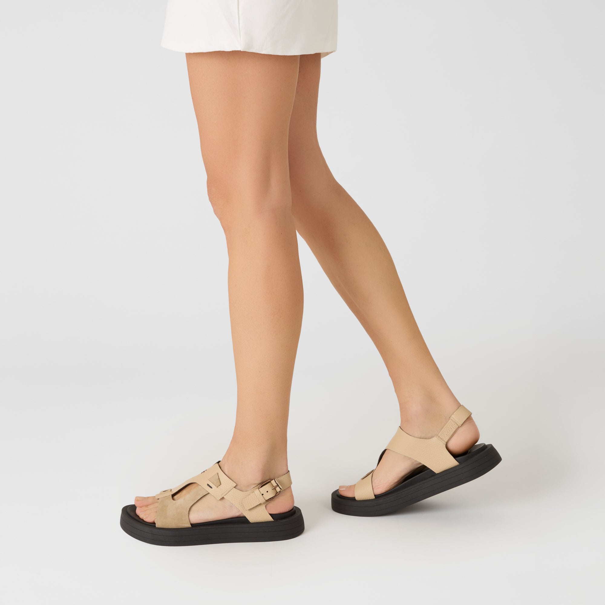 SD5304 Sandalo Muflone Camoscio Beige
