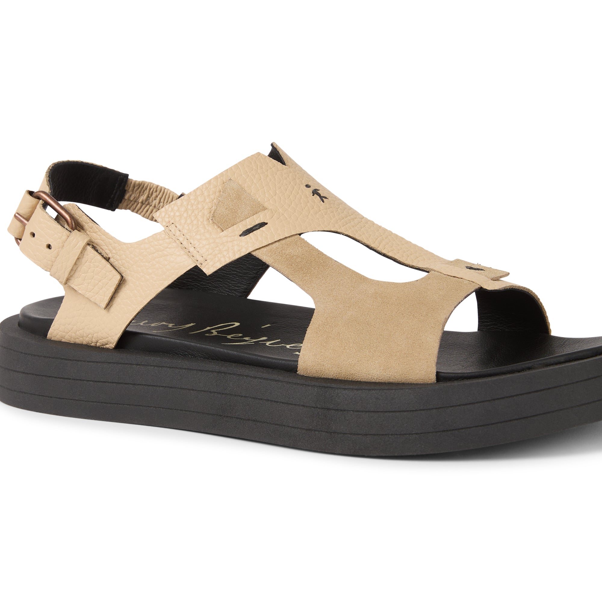 SD5304 Sandalo Muflone Camoscio Beige