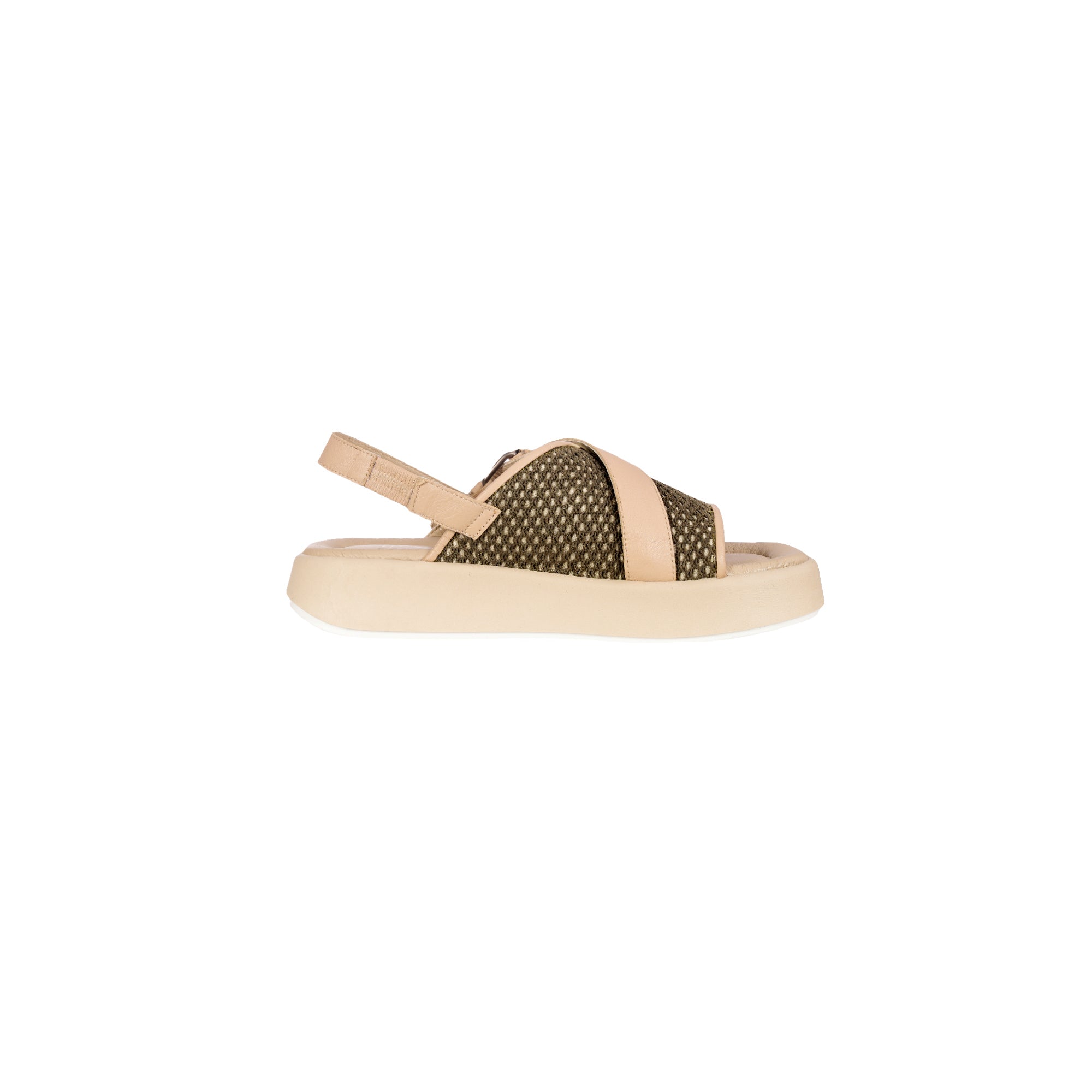 SD5717 Sandalo Rete Ricamo Militare