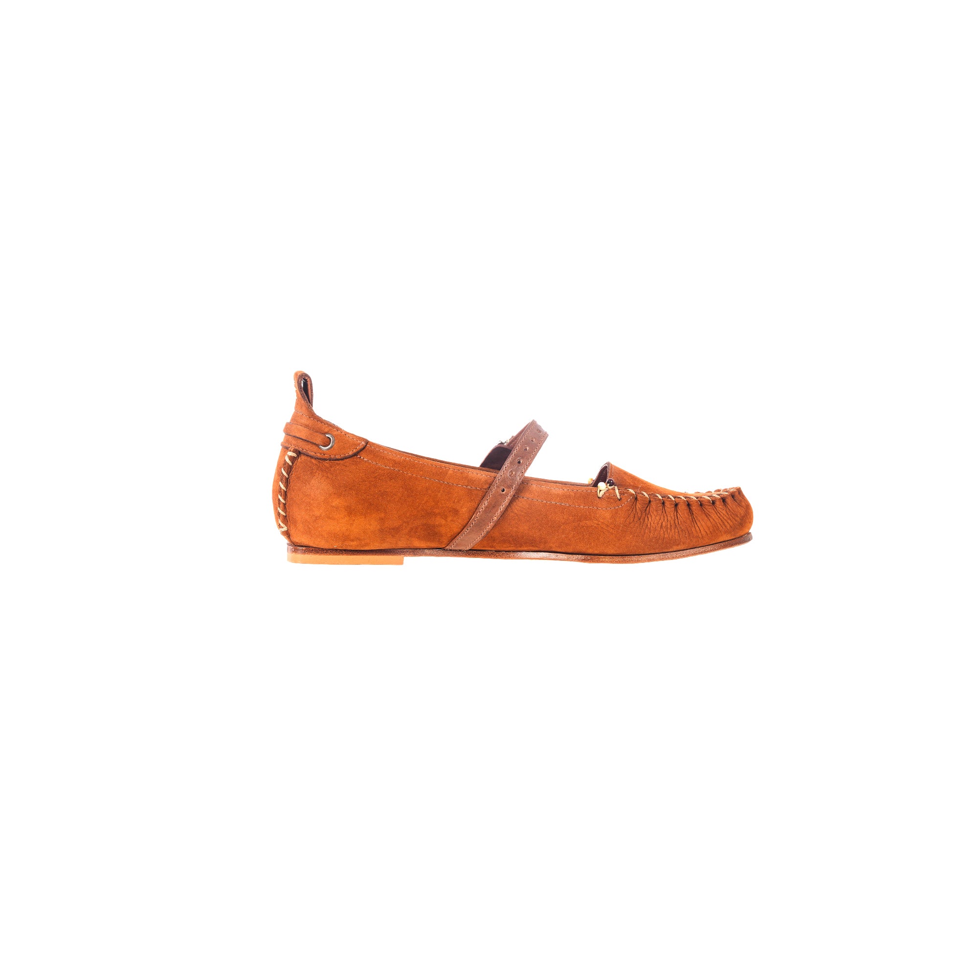 SD5913 Mocassino Nabuck Resinato Cuoio