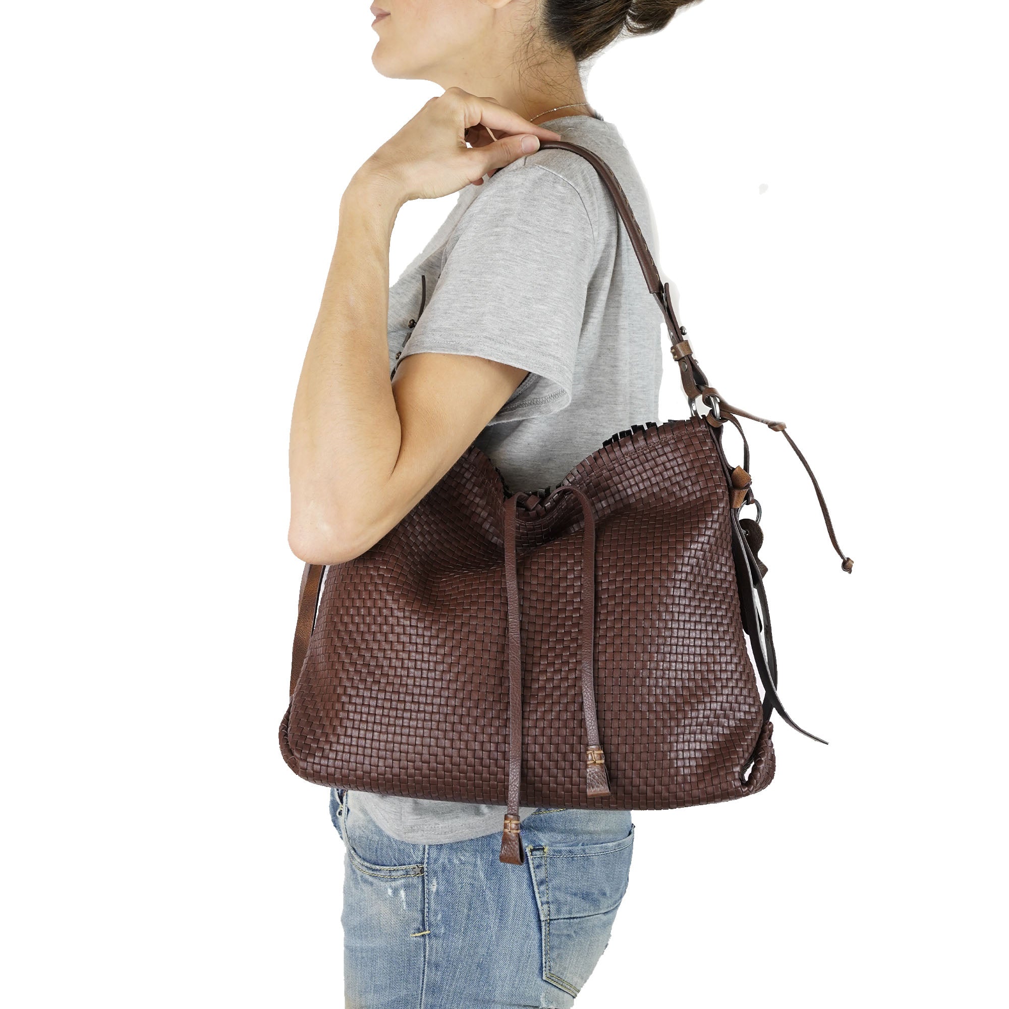 BD4657 Minerva M Intreccio Soft Castagno