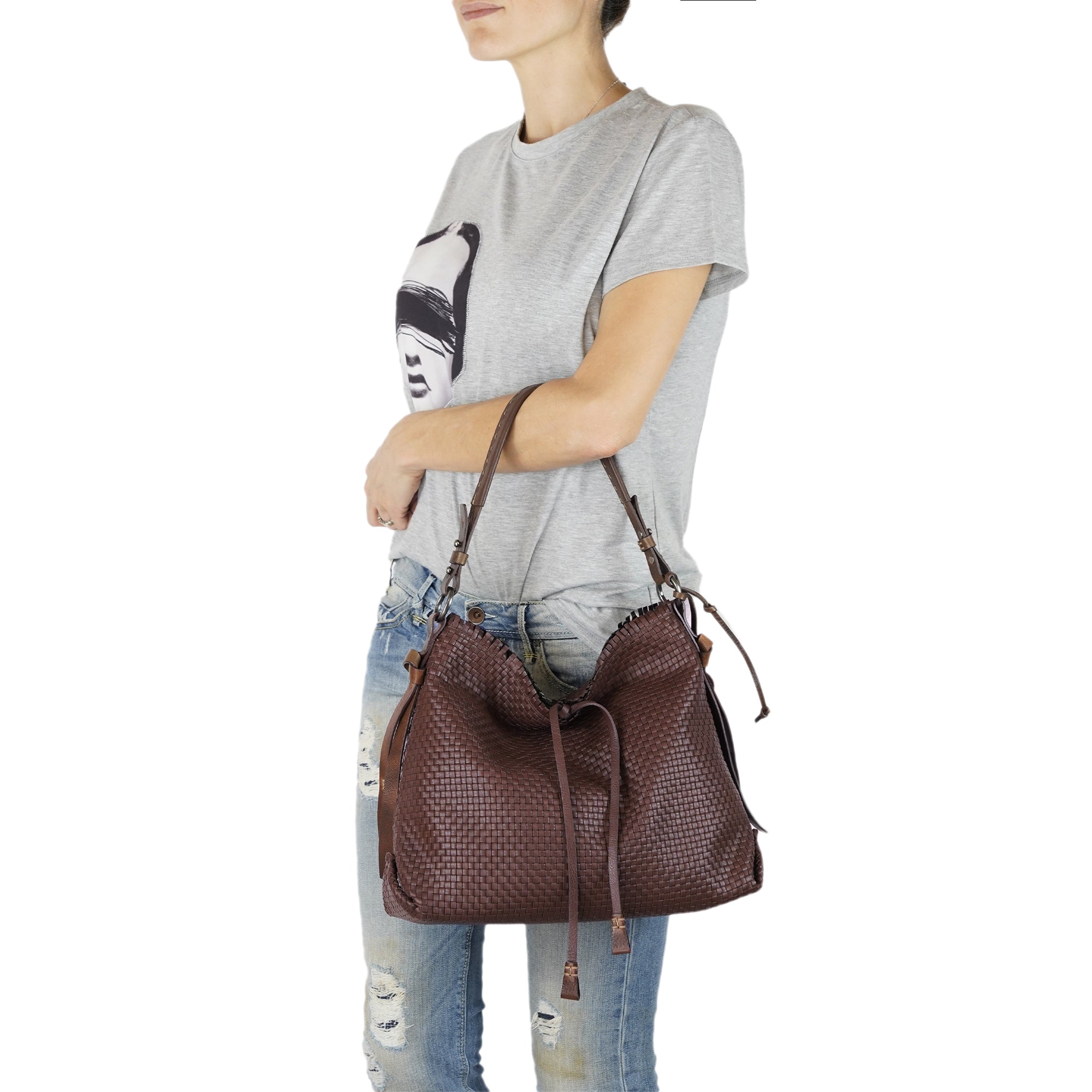 BD4657 Minerva M Intreccio Soft Castagno