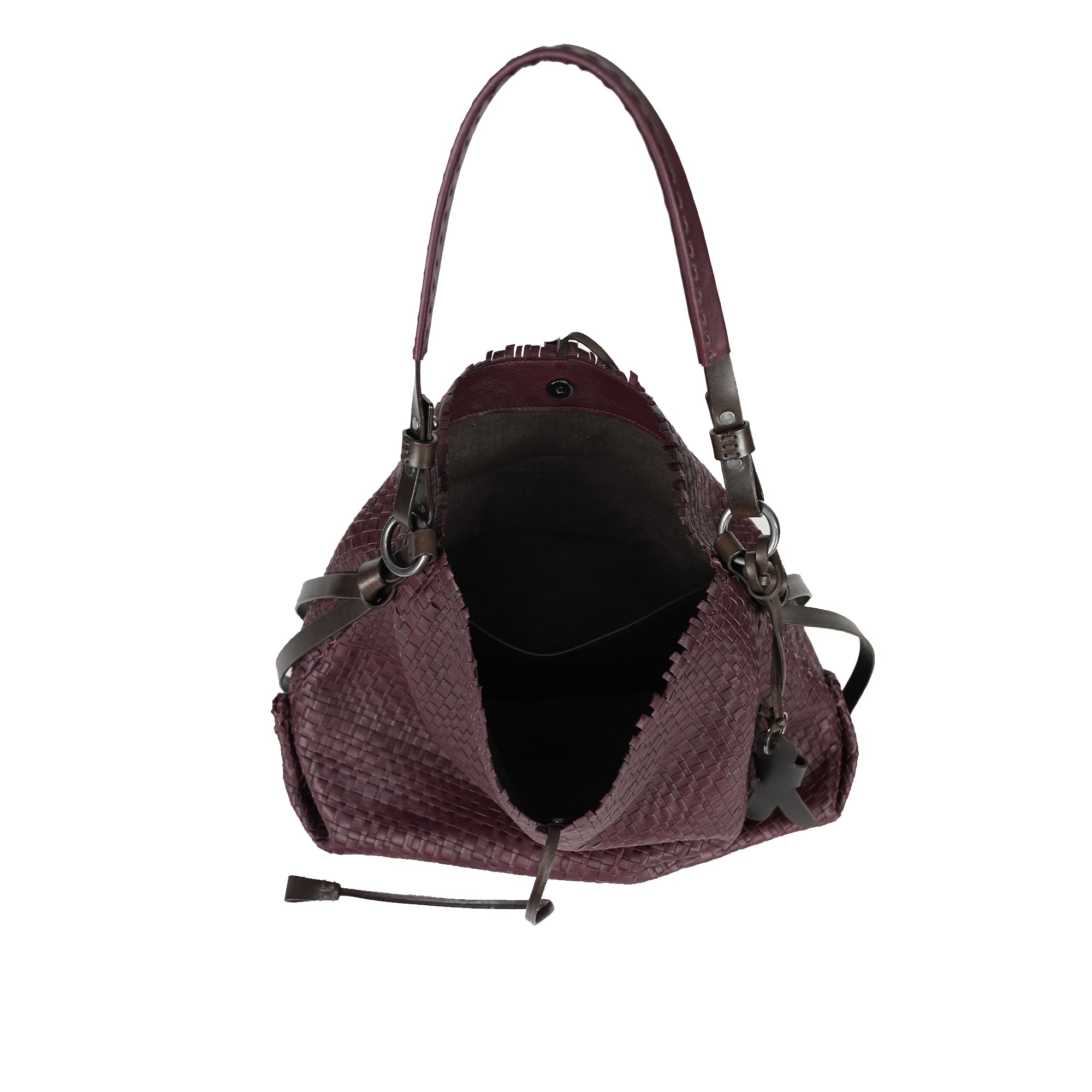 BD4740 Minerva L Intreccio Irregolare Burgundy
