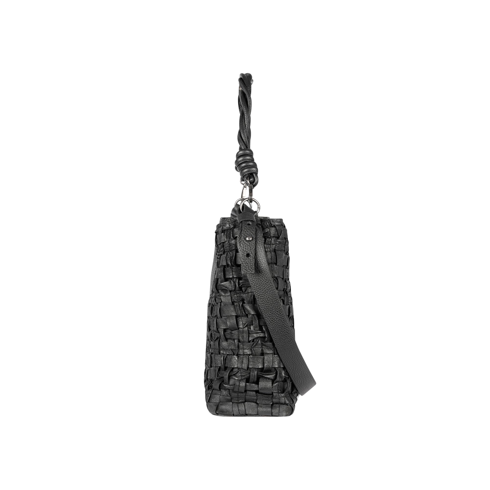 BD5326 Emily Intr M Intreccio Cesta Nero