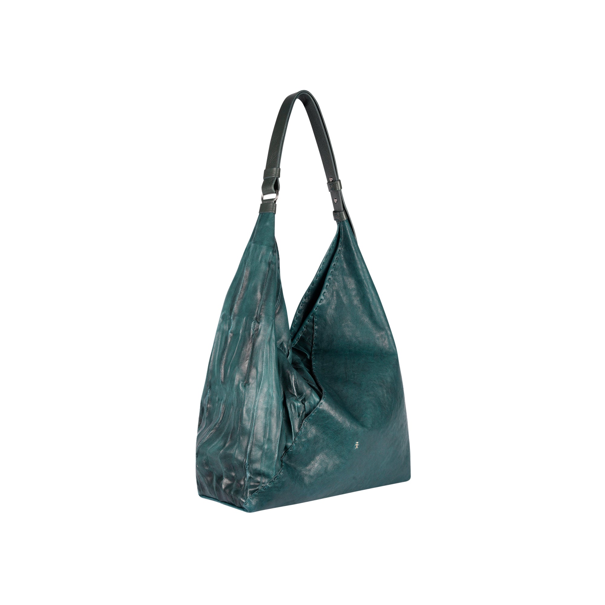 BD5327 Bea Pocket L Plissettato Ottanio