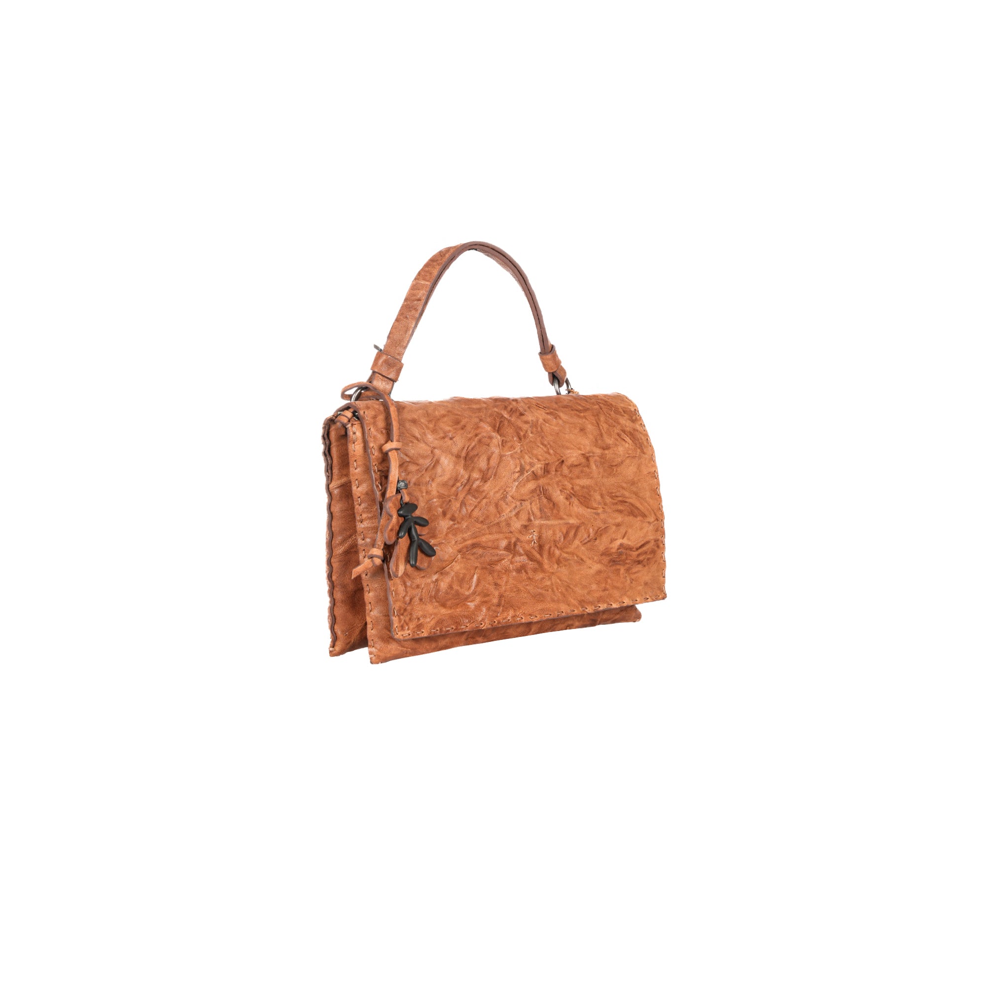 BD5331 Saretta S Stropicciato Brandy