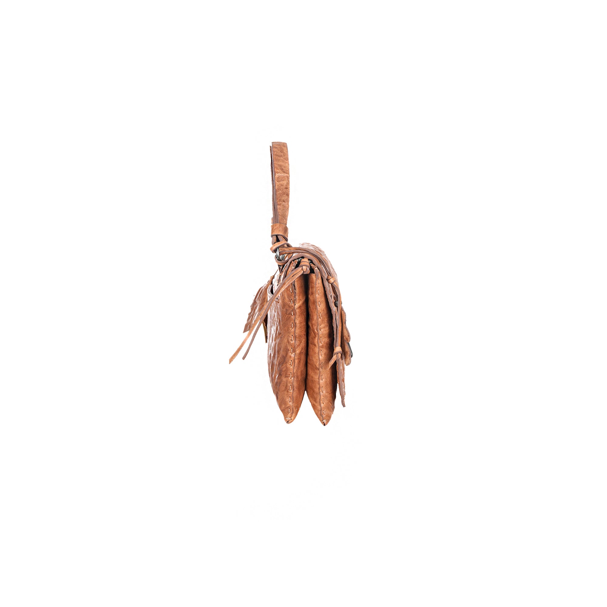 BD5331 Saretta S Stropicciato Brandy