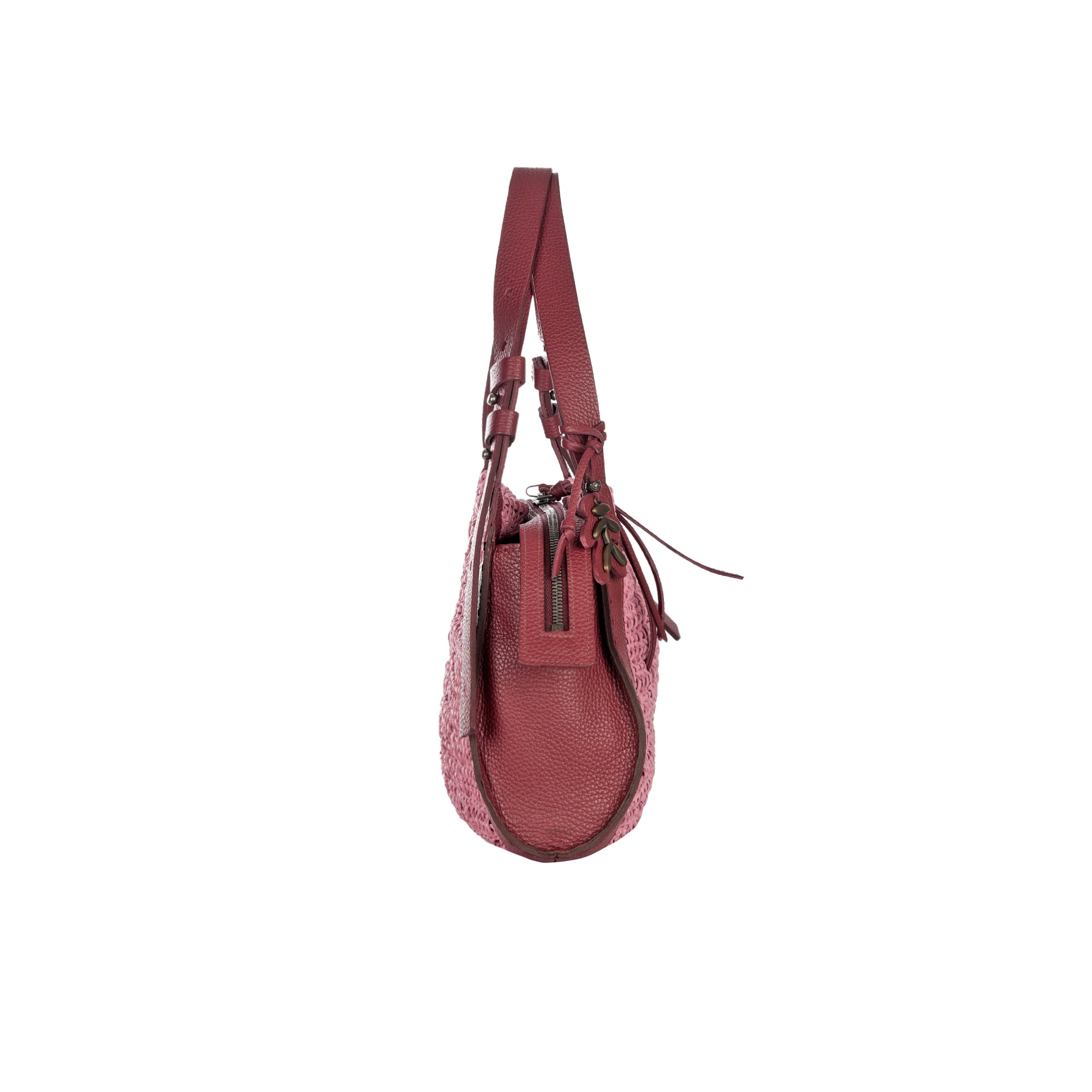 BD5413 Sacca Boa S Intreccio Rete Ciclamino