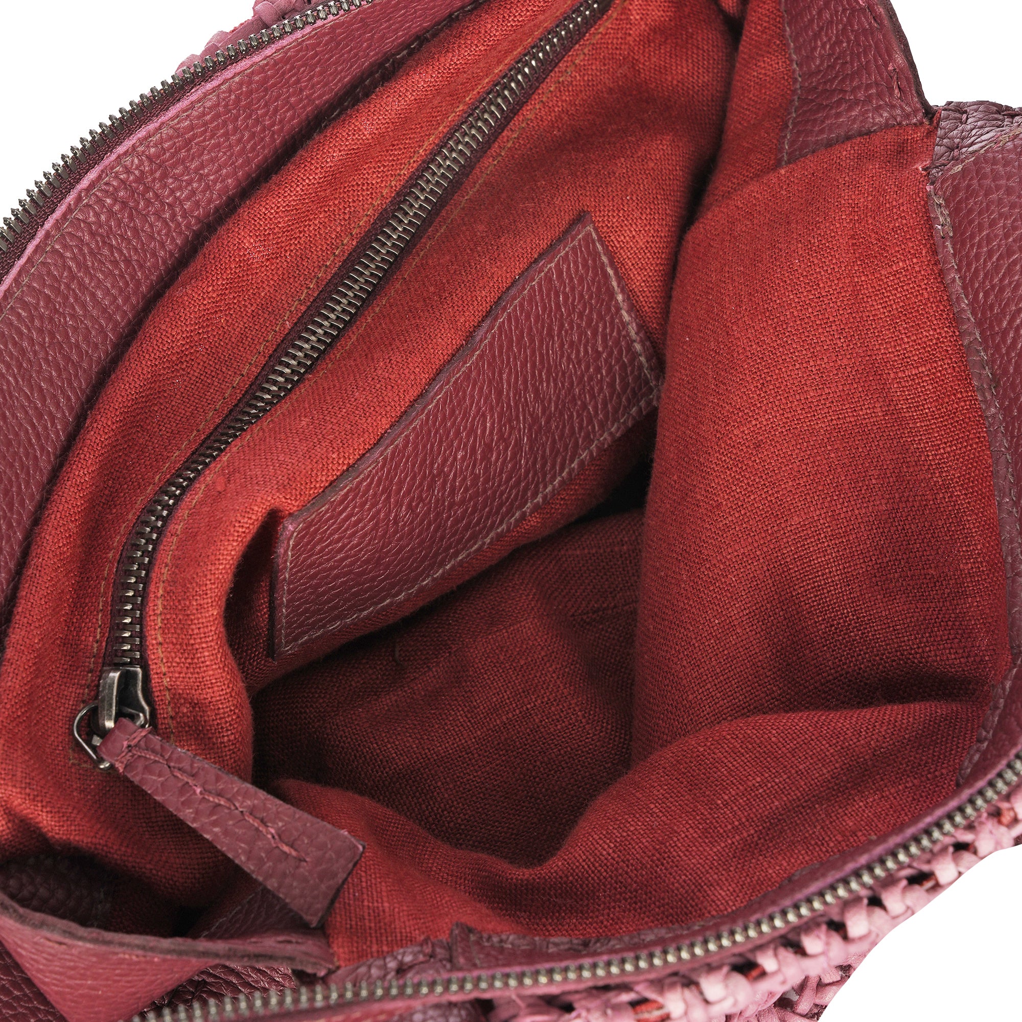 BD5413 Sacca Boa S Intreccio Rete Ciclamino