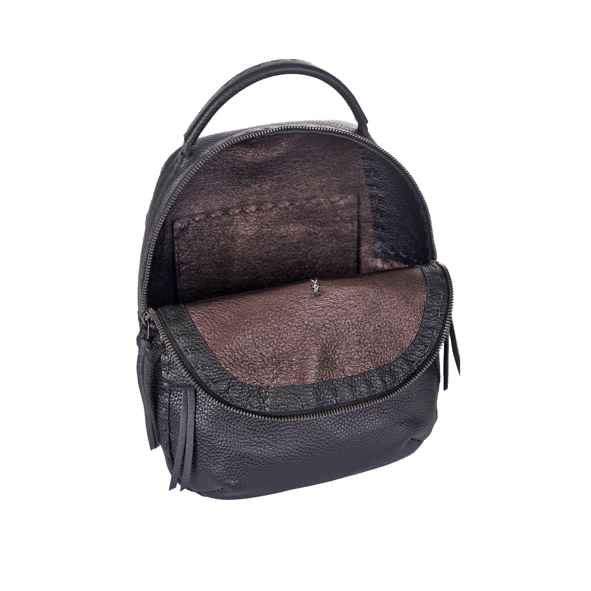 BD4860 Old School Zip S Cervo Nero