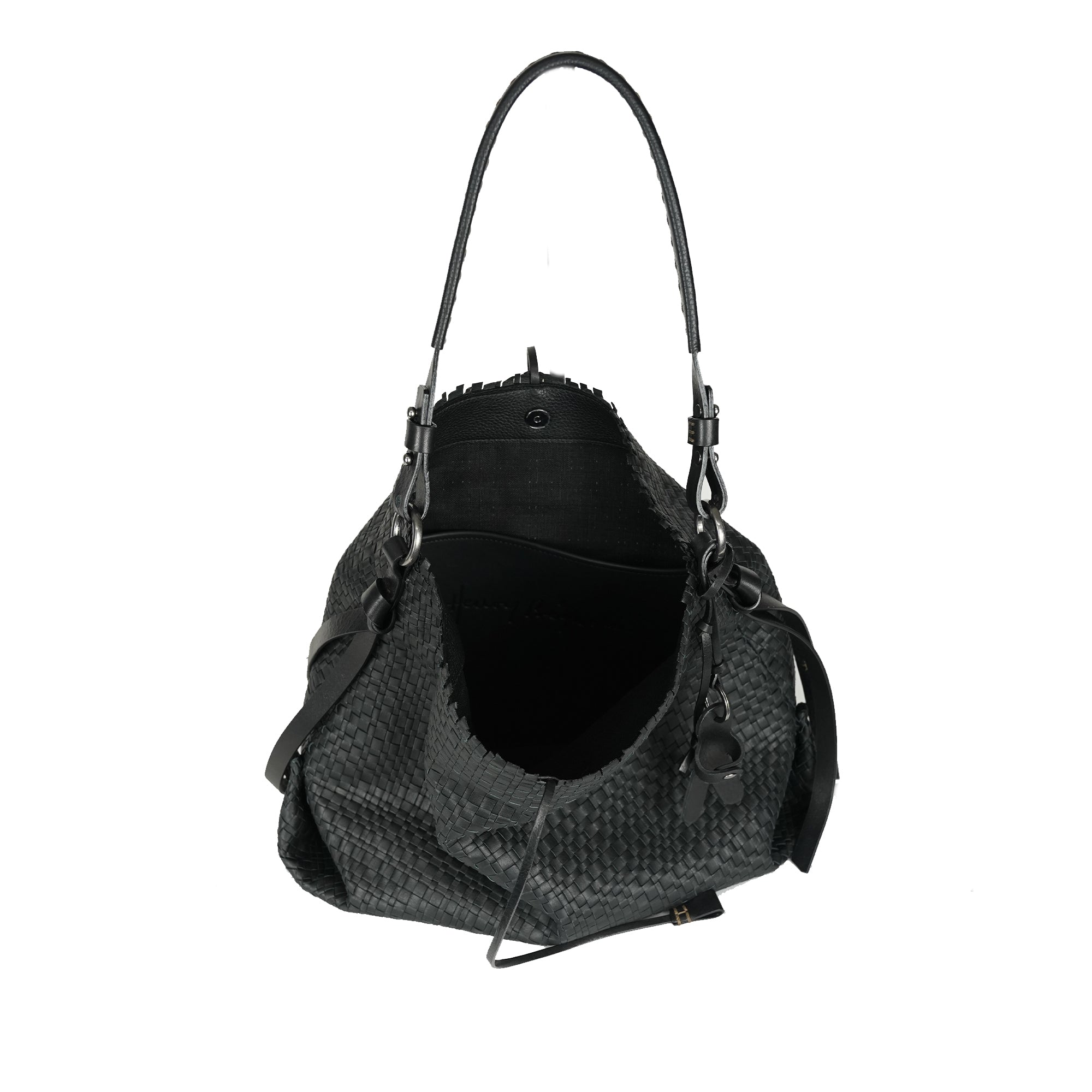 BD4740 Minerva L Intreccio Irregolare Nero
