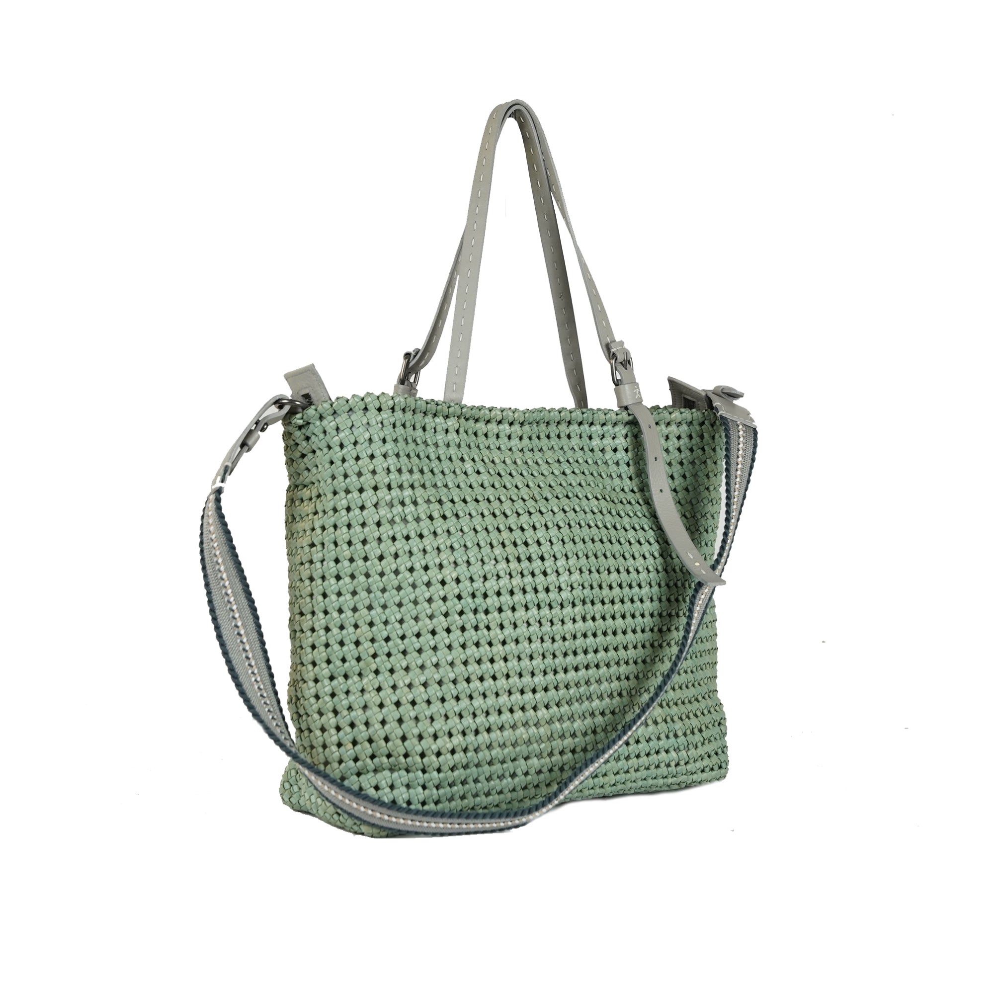 BD4945 Minerva Shopping Intreccio Summer M Etnica Intreccio Crochet Agave