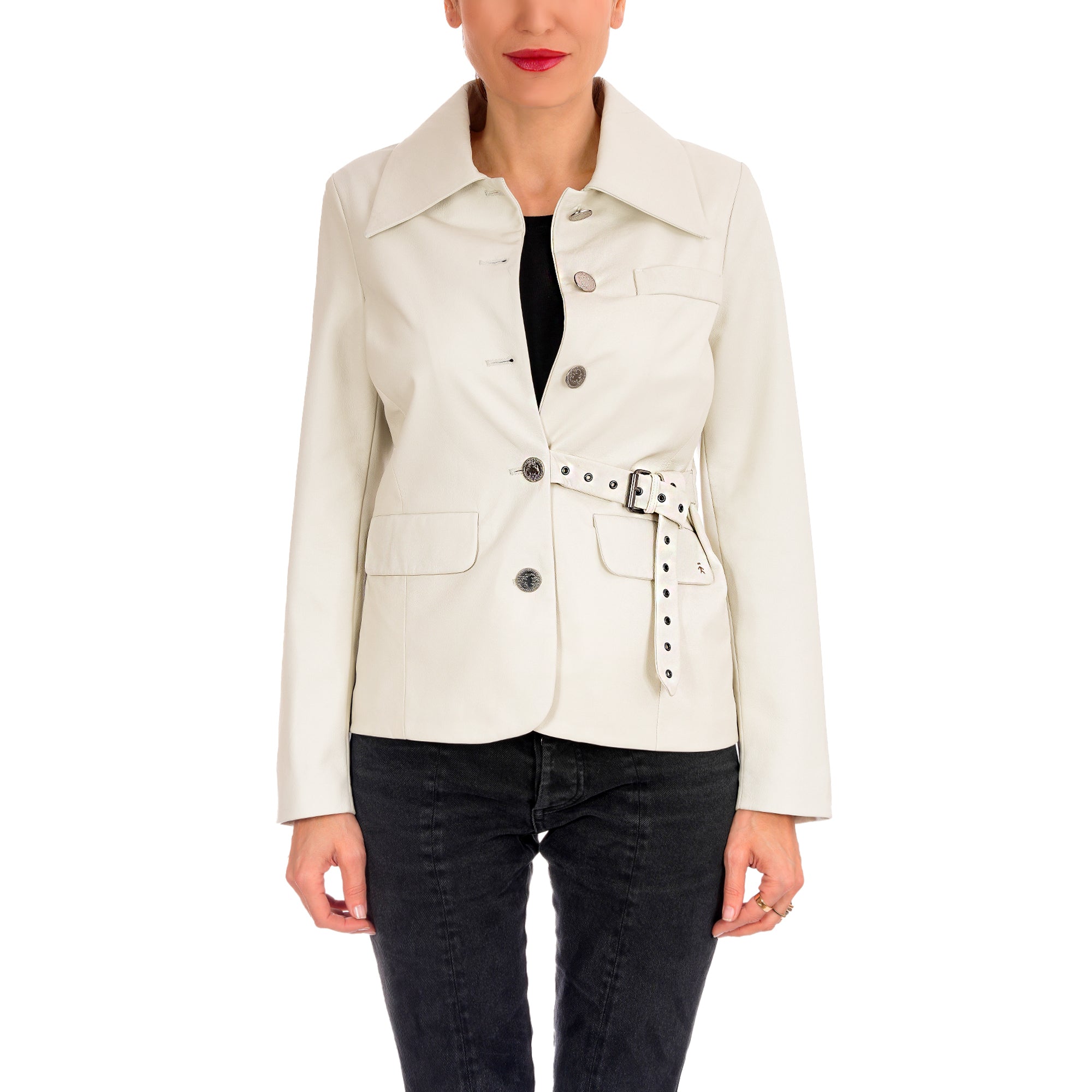 AD5702 Jacket Nappa Bianco