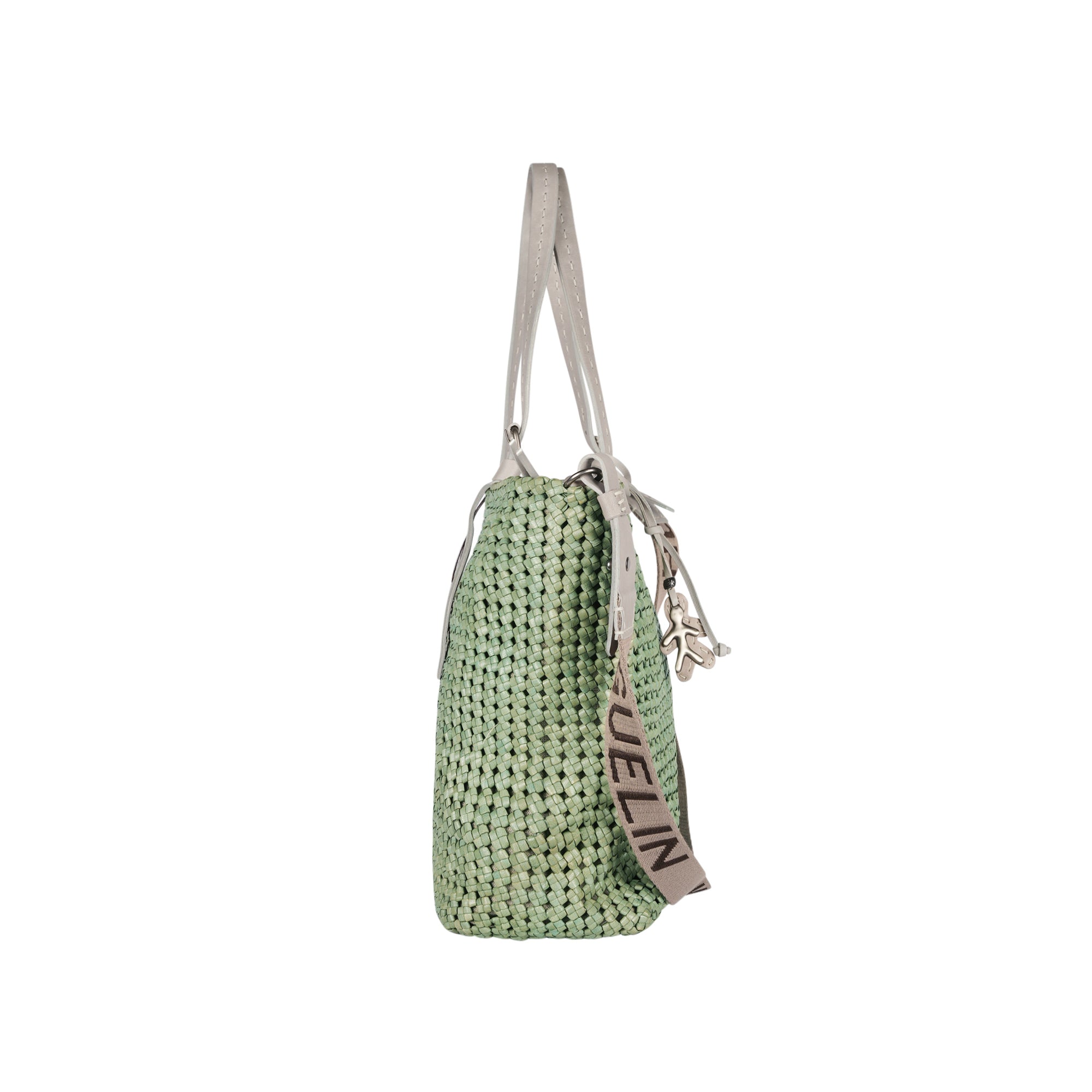 BD4945 Minerva Shopping Intreccio Summer M HB Intreccio Crochet Agave