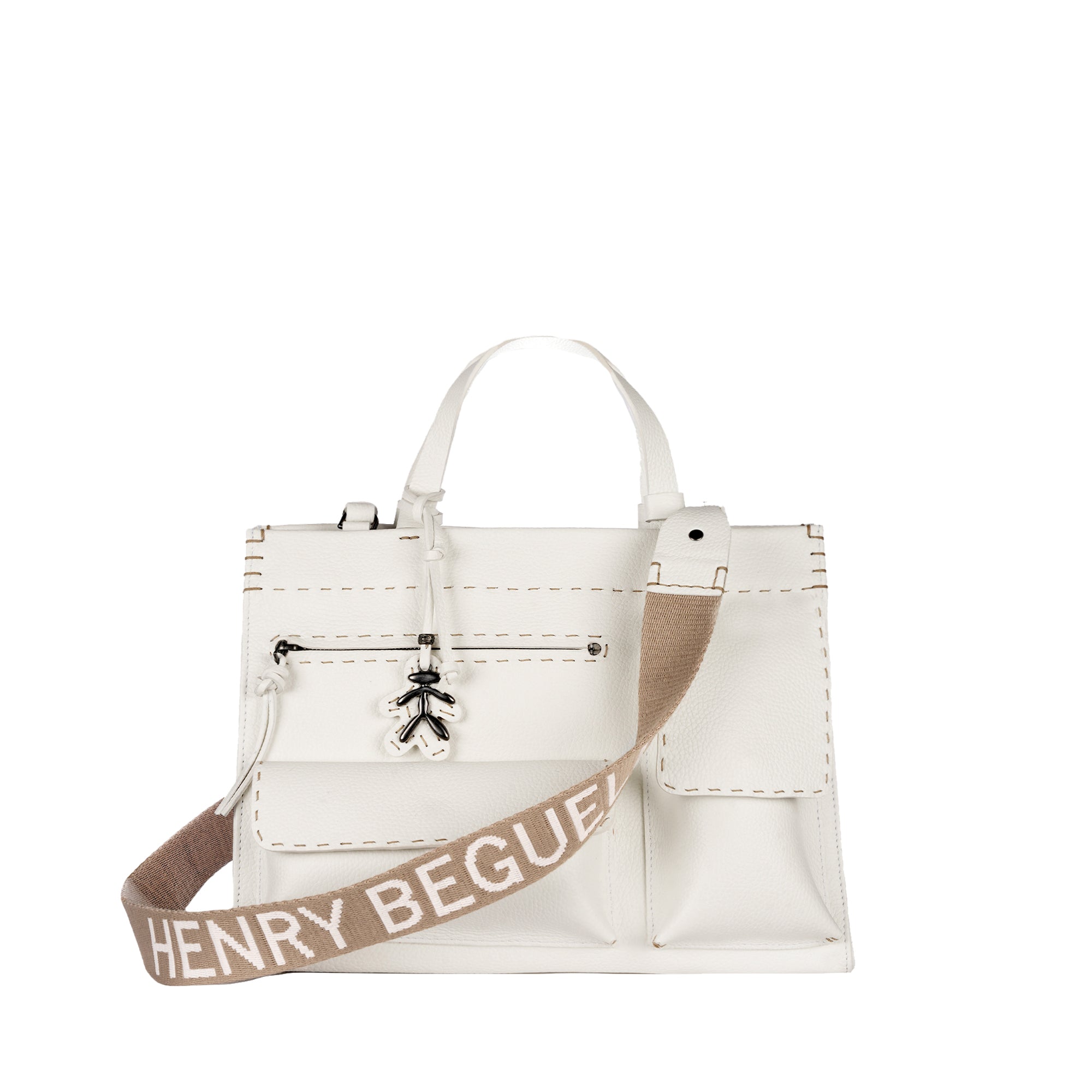 BD5308 Shopping Pocket M HB Muflone Bianco