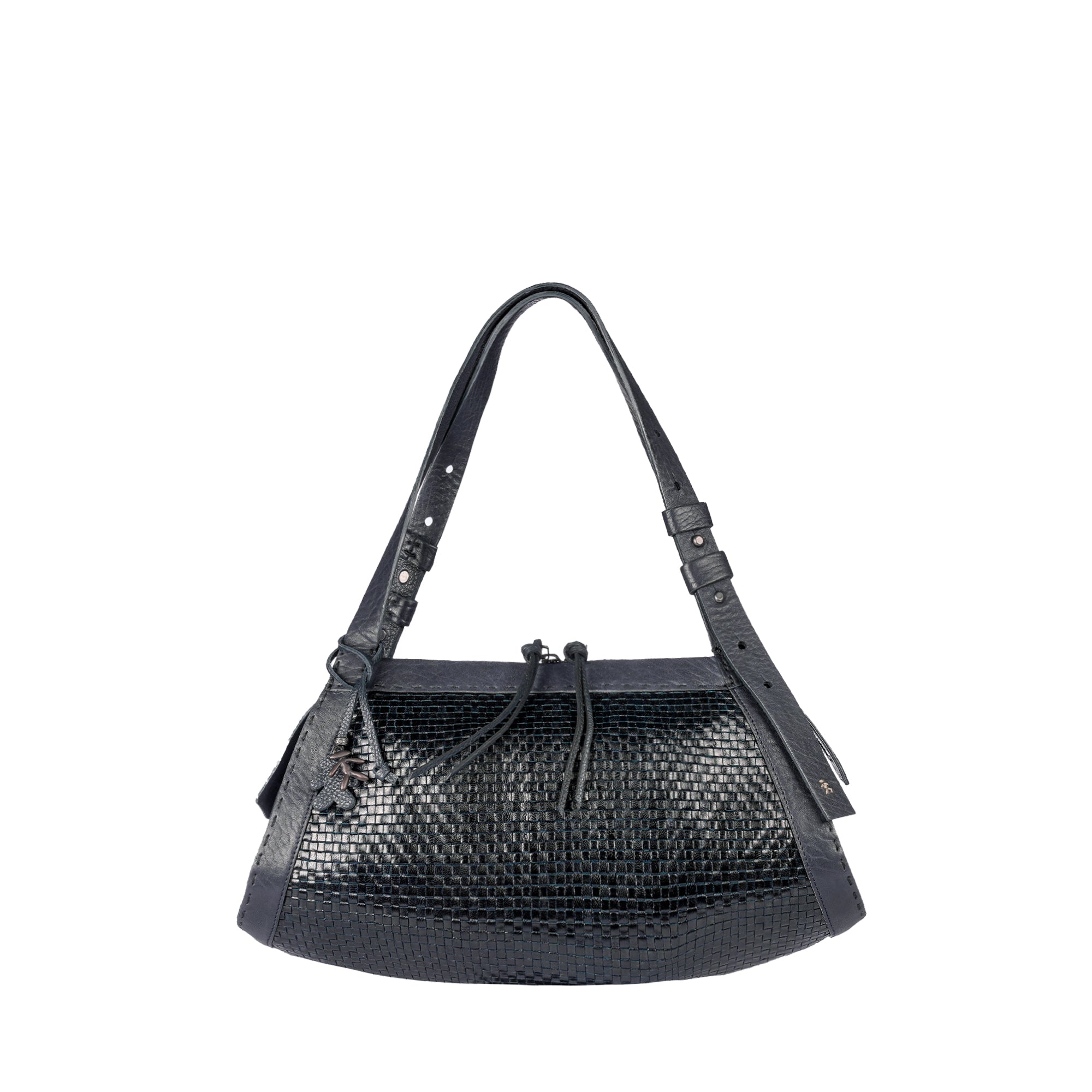 BD5329 Boa Bauletto M Intreccio Lux Notte