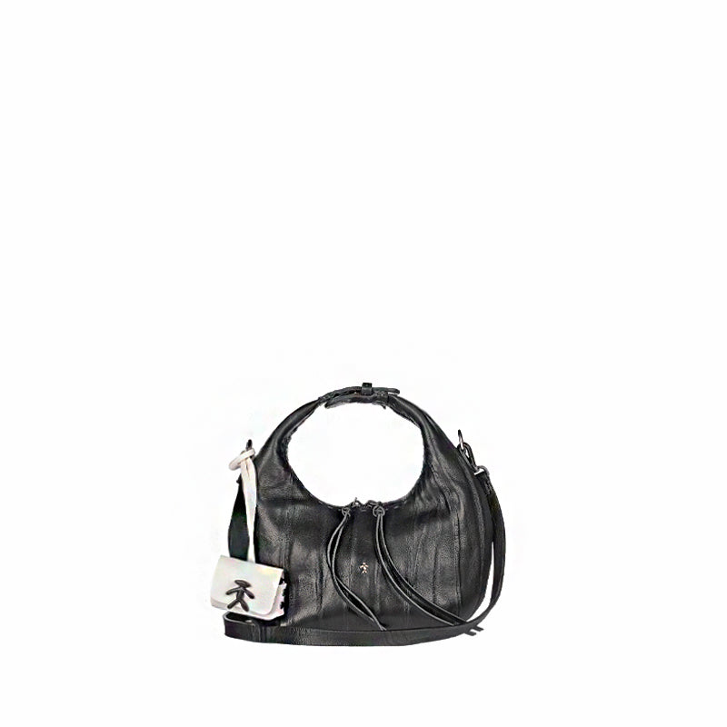 BD5455 Anfora Manico XS Plissettato Nero