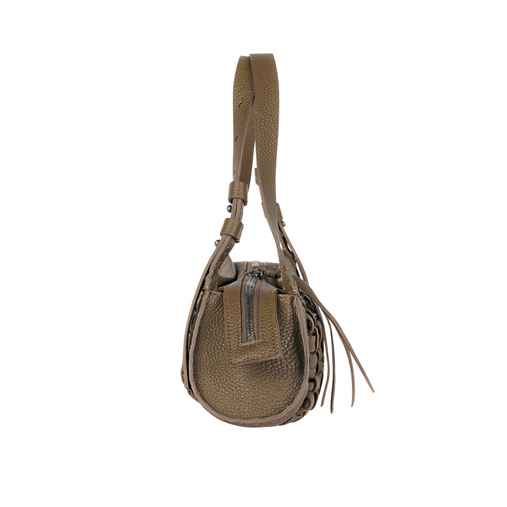 BD5501 Boa Bauletto XS Intreccio Cesta Oliva