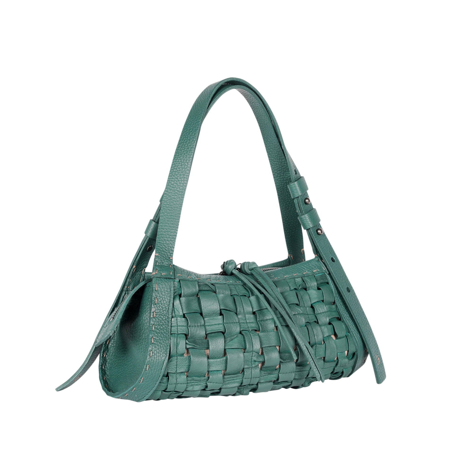 BD5501 Boa Bauletto XS Intreccio Cesta Ottanio
