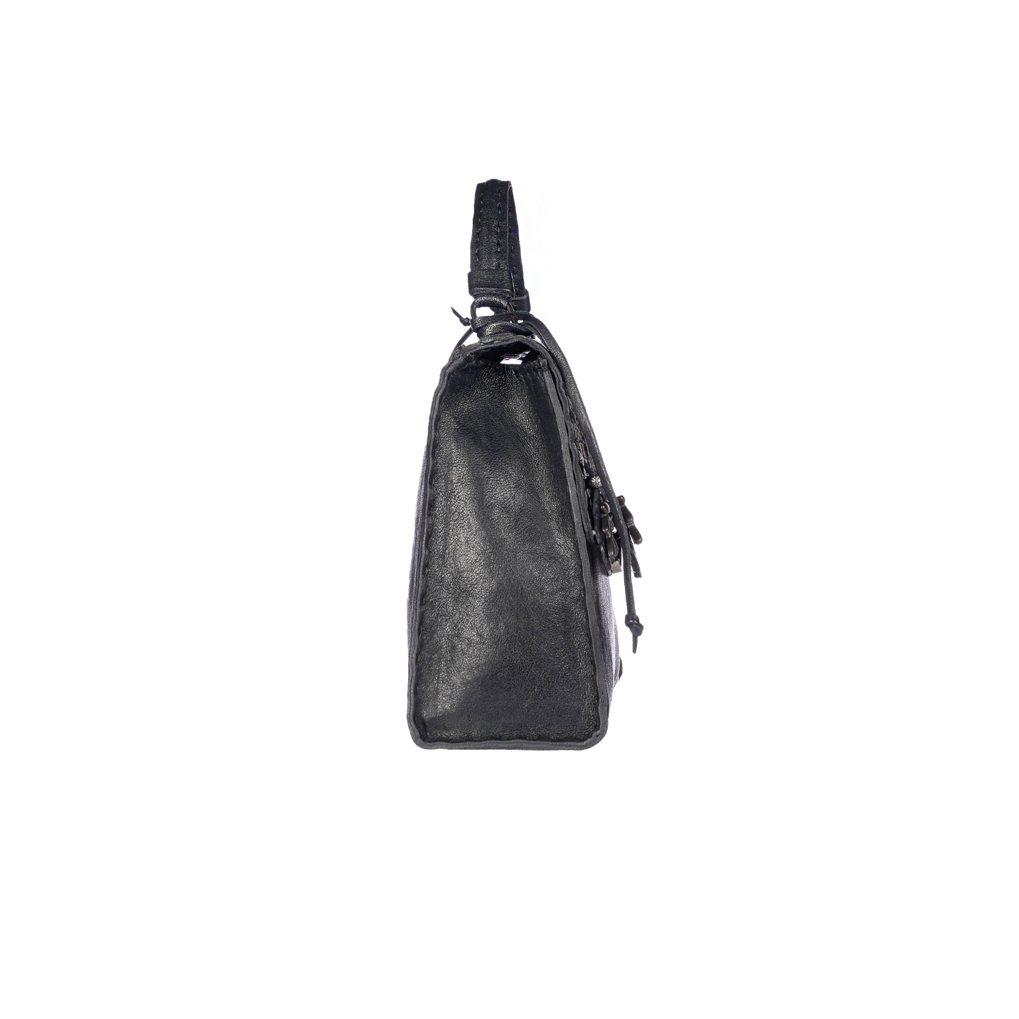 BD5503 Tiffany Patta Cocco XS Old Iron Nero + Cocco Nero
