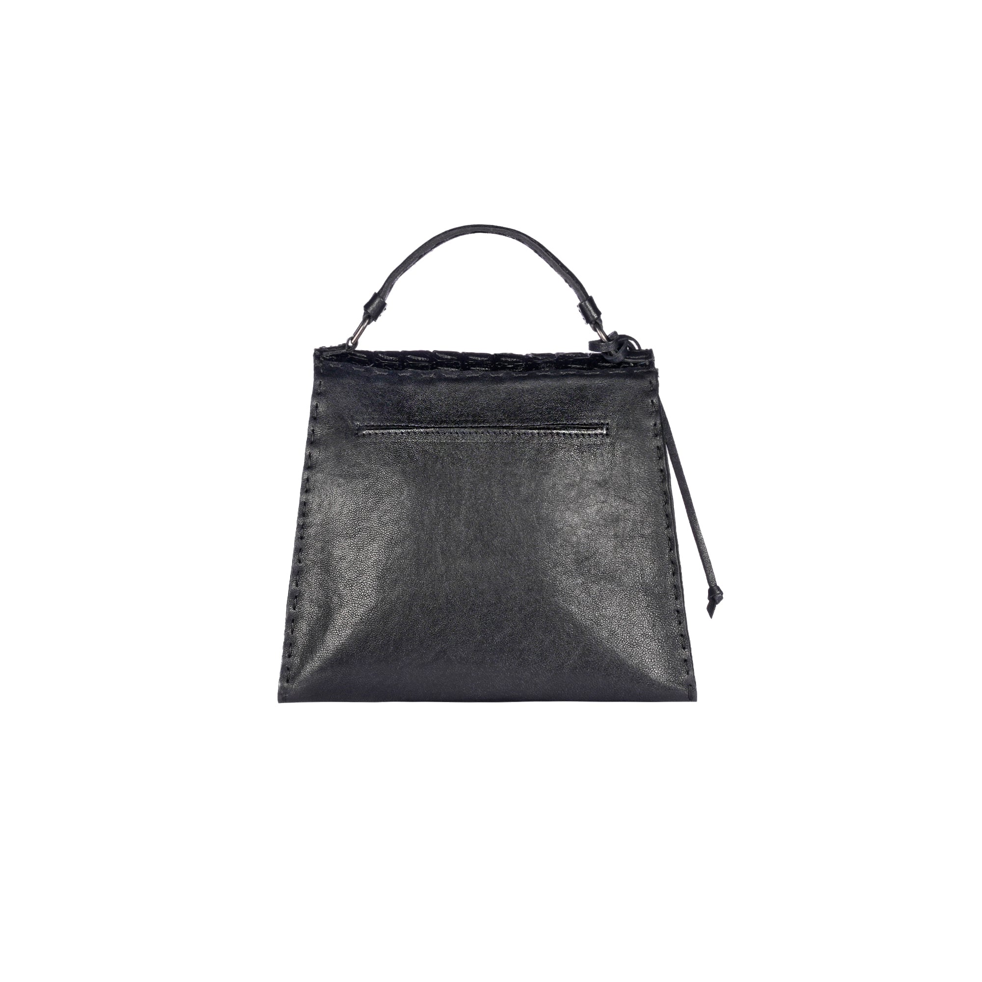 BD5503 Tiffany Patta Cocco XS Old Iron Nero + Cocco Nero