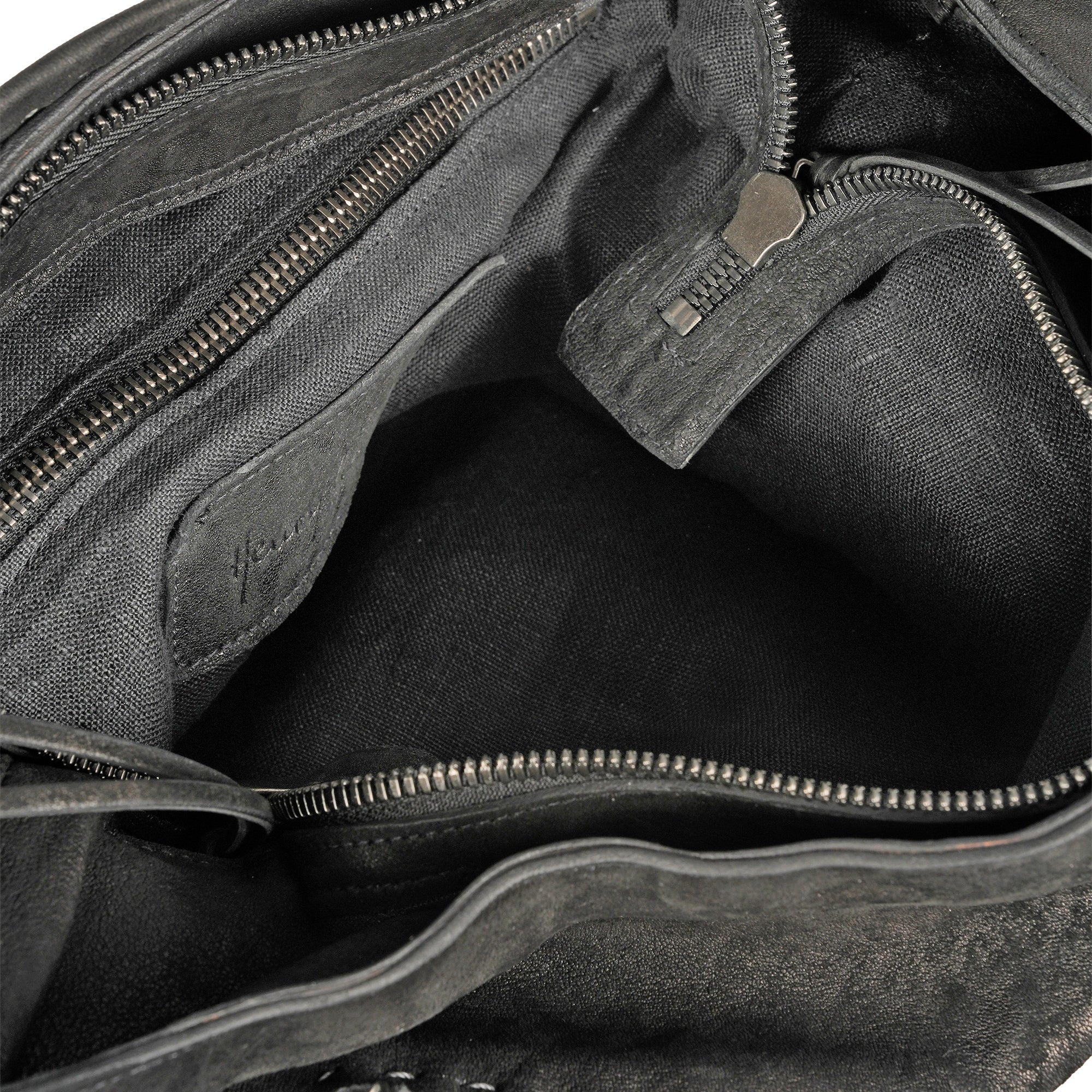 BD5508 Canotta Pocket Zip L Grattato Nero