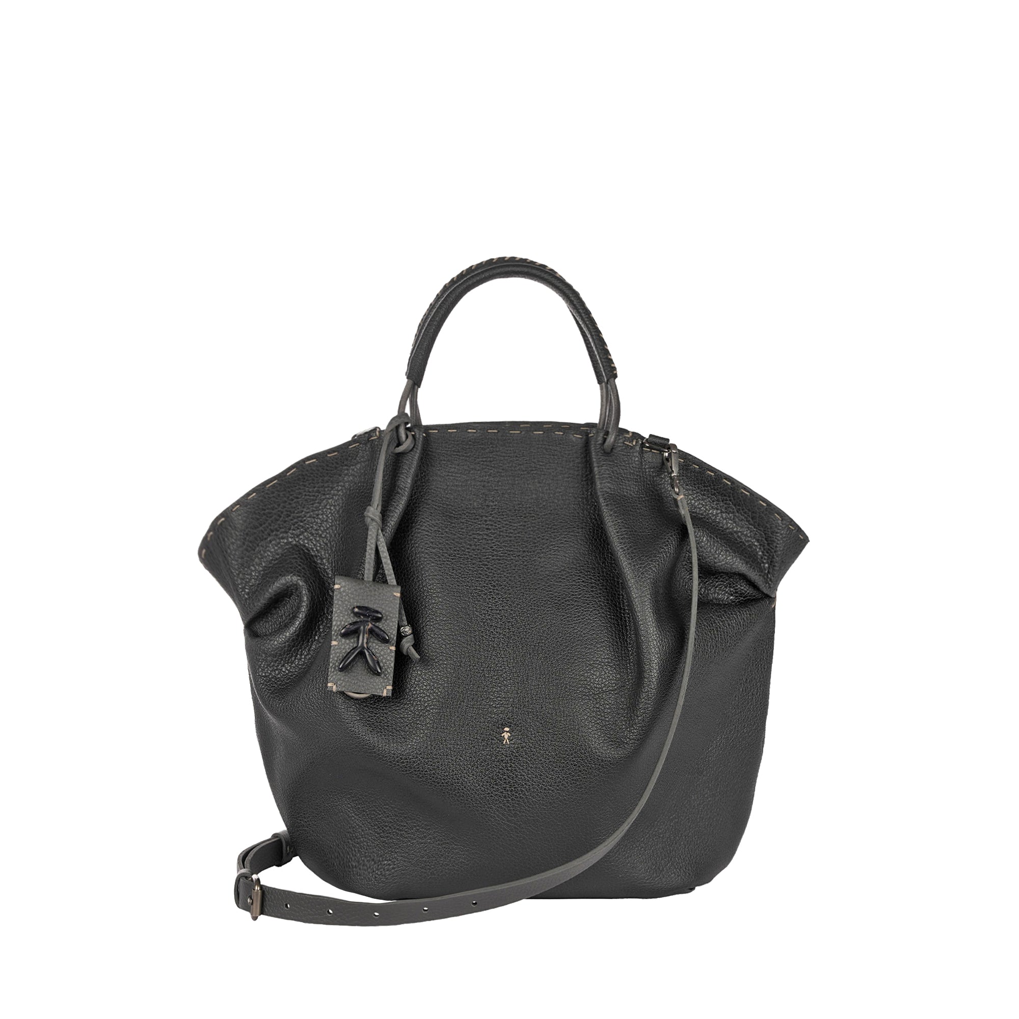 BD5700 Ventaglio Shopping Martellato Nero