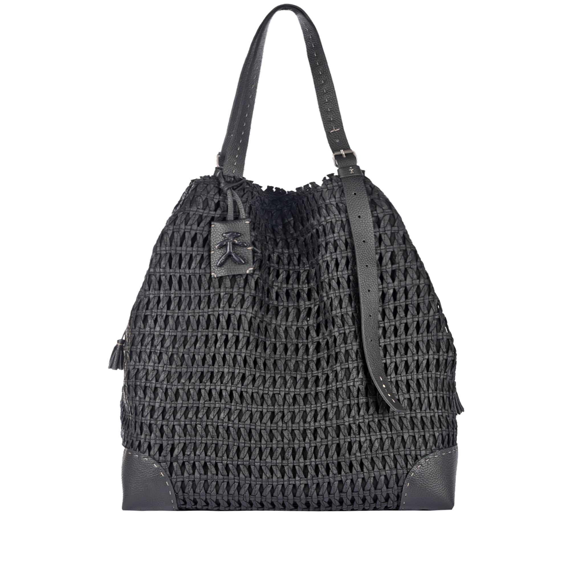 BD5715 New Daria XL Intreccio Bambù Nero
